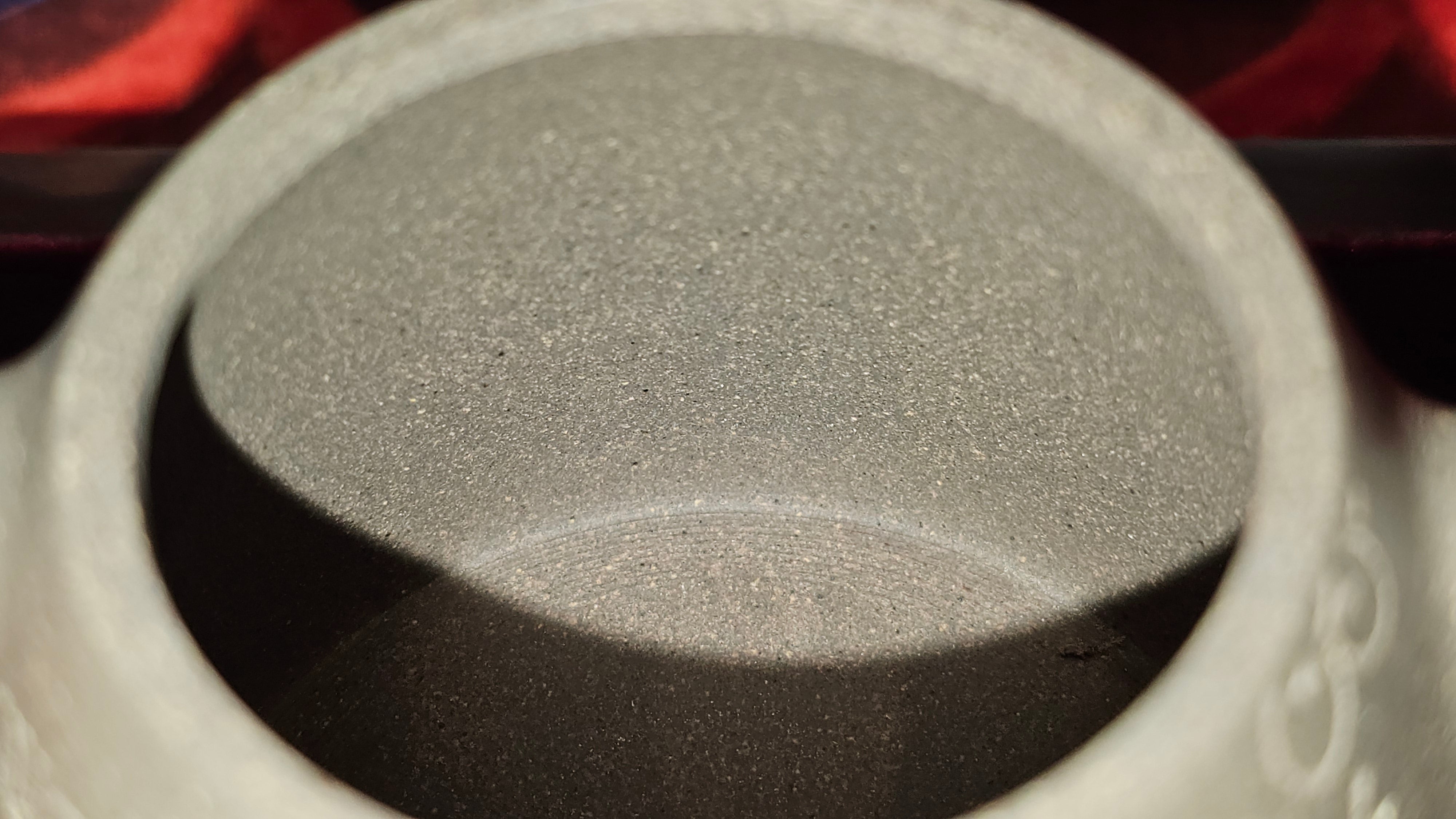 《秦权》"Qin Quan", 155.9ml, by L4 Assoc Master Artist Zhang Ke, Using Our Cao Family's Famous Qing Hui Duan Ni ~ Used and Endorsed by Premier Master Cao An Xiang 紫砂香炉一人曹安祥 ~ Congrats to Kungfu Master Mr J.G.! 1236hrs 31st Oct 2025, New Orleans, LA!