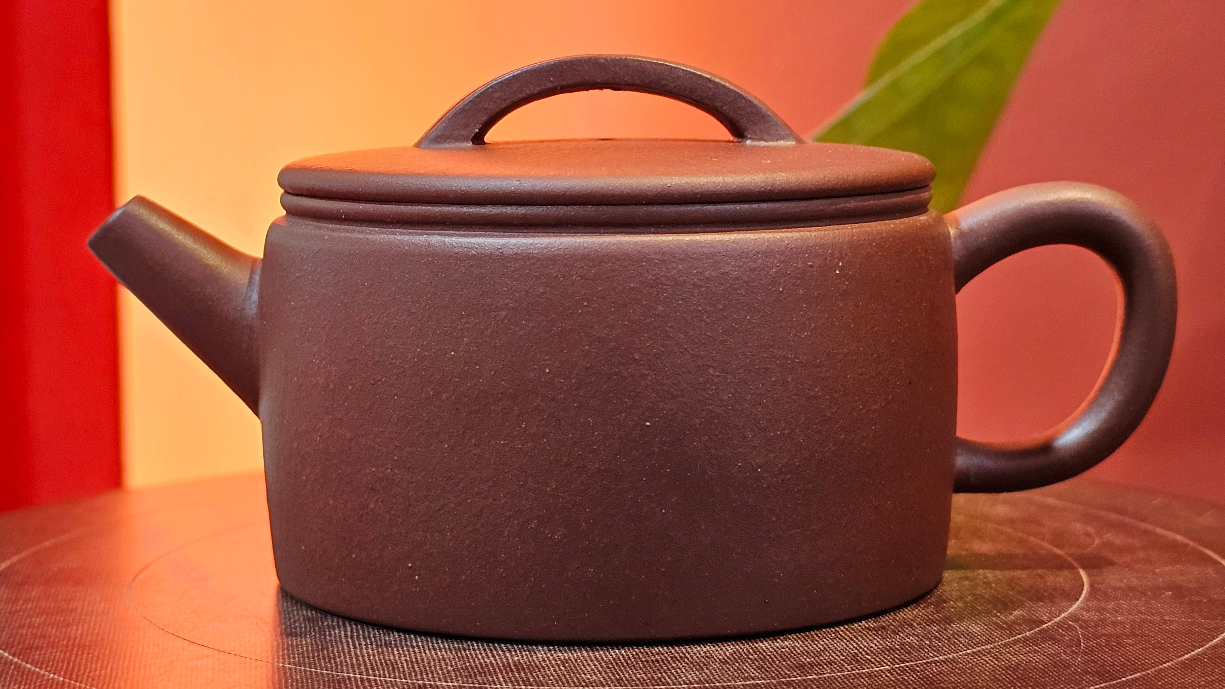 Han Wa 汉瓦, 154.3ml!  Small Volume! Classic Han Wa!  Di Cao Qing Zi Ni 底槽青紫泥, by Craftsman Gu Xiao Ming 顾小明 ~!Congratulations to Mr B.V.! 2307hrs 13th Nov 2025, Savannah! GA!