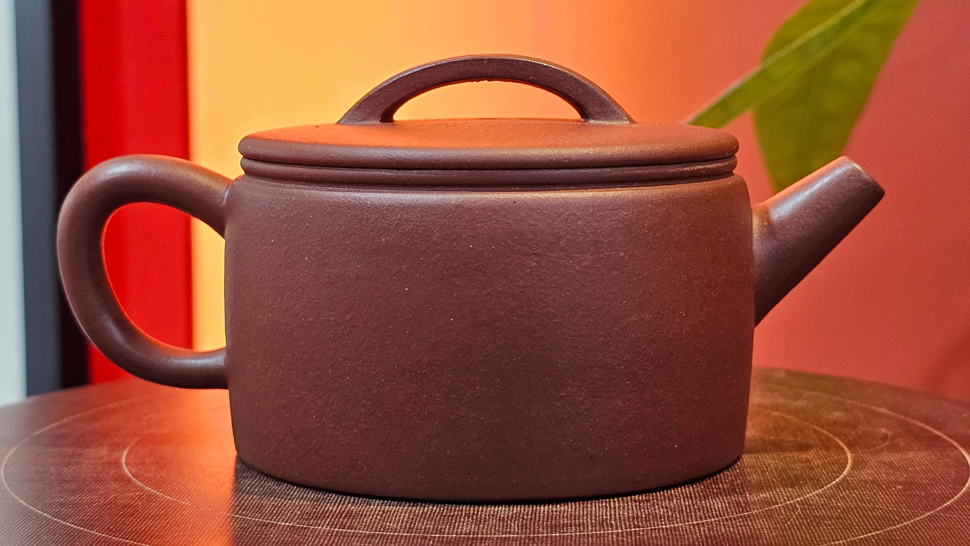 Han Wa 汉瓦, 154.3ml!  Small Volume! Classic Han Wa!  Di Cao Qing Zi Ni 底槽青紫泥, by Craftsman Gu Xiao Ming 顾小明 ~!Congratulations to Mr B.V.! 2307hrs 13th Nov 2025, Savannah! GA!