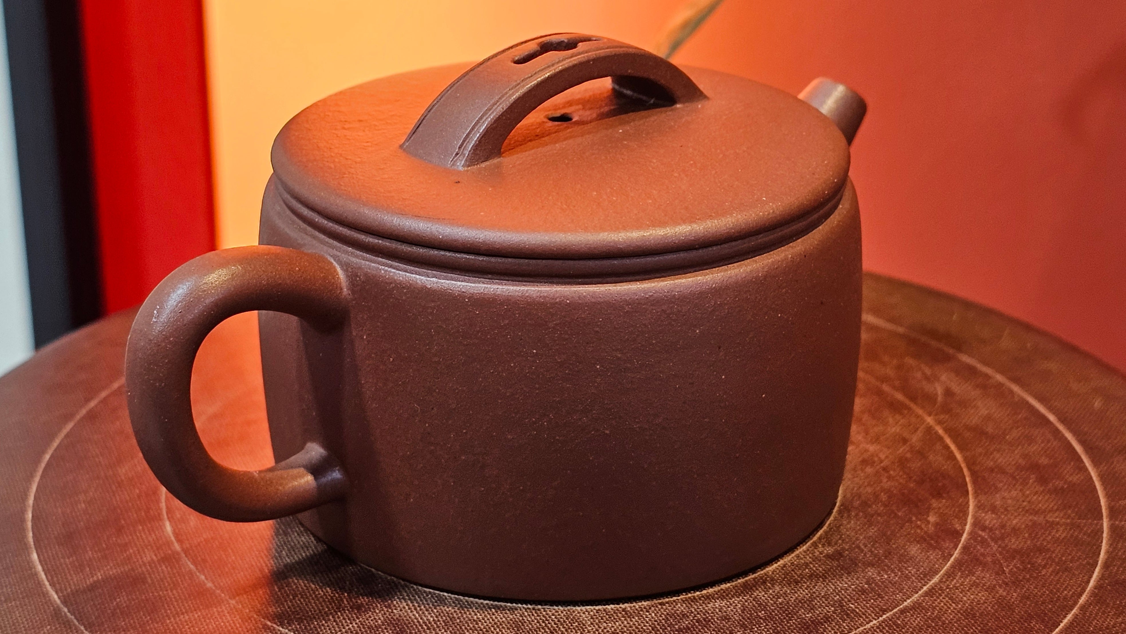 Han Wa 汉瓦, 154.3ml!  Small Volume! Classic Han Wa!  Di Cao Qing Zi Ni 底槽青紫泥, by Craftsman Gu Xiao Ming 顾小明 ~!Congratulations to Mr B.V.! 2307hrs 13th Nov 2025, Savannah! GA!