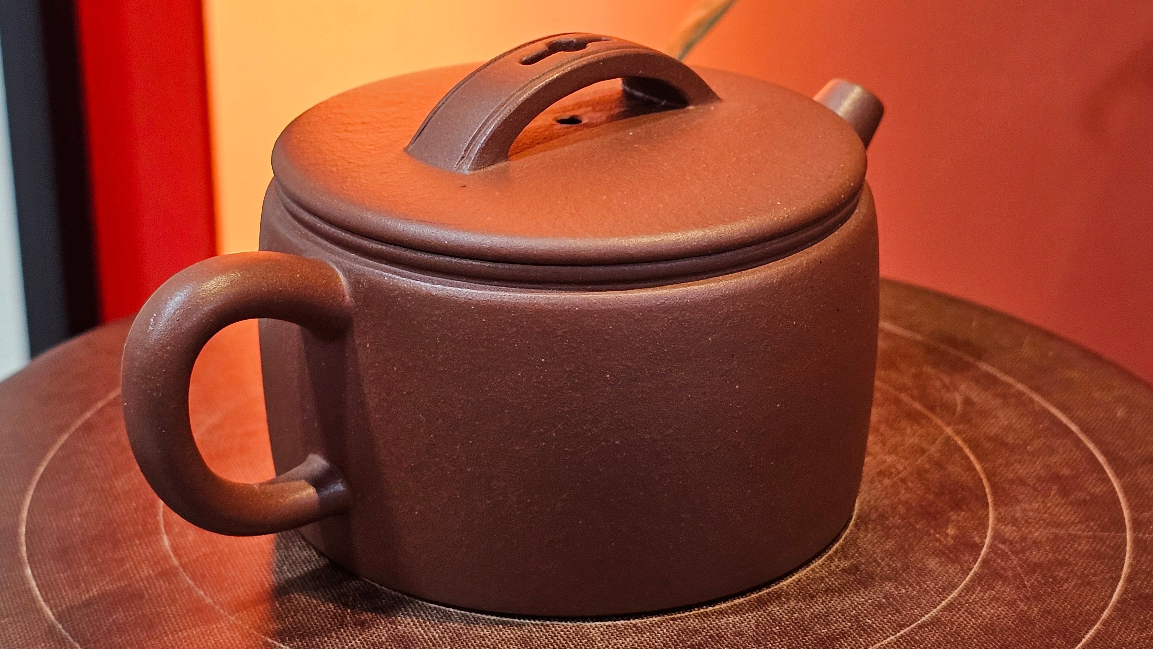 Han Wa 汉瓦, 154.3ml!  Small Volume! Classic Han Wa!  Di Cao Qing Zi Ni 底槽青紫泥, by Craftsman Gu Xiao Ming 顾小明 ~!Congratulations to Mr B.V.! 2307hrs 13th Nov 2025, Savannah! GA!