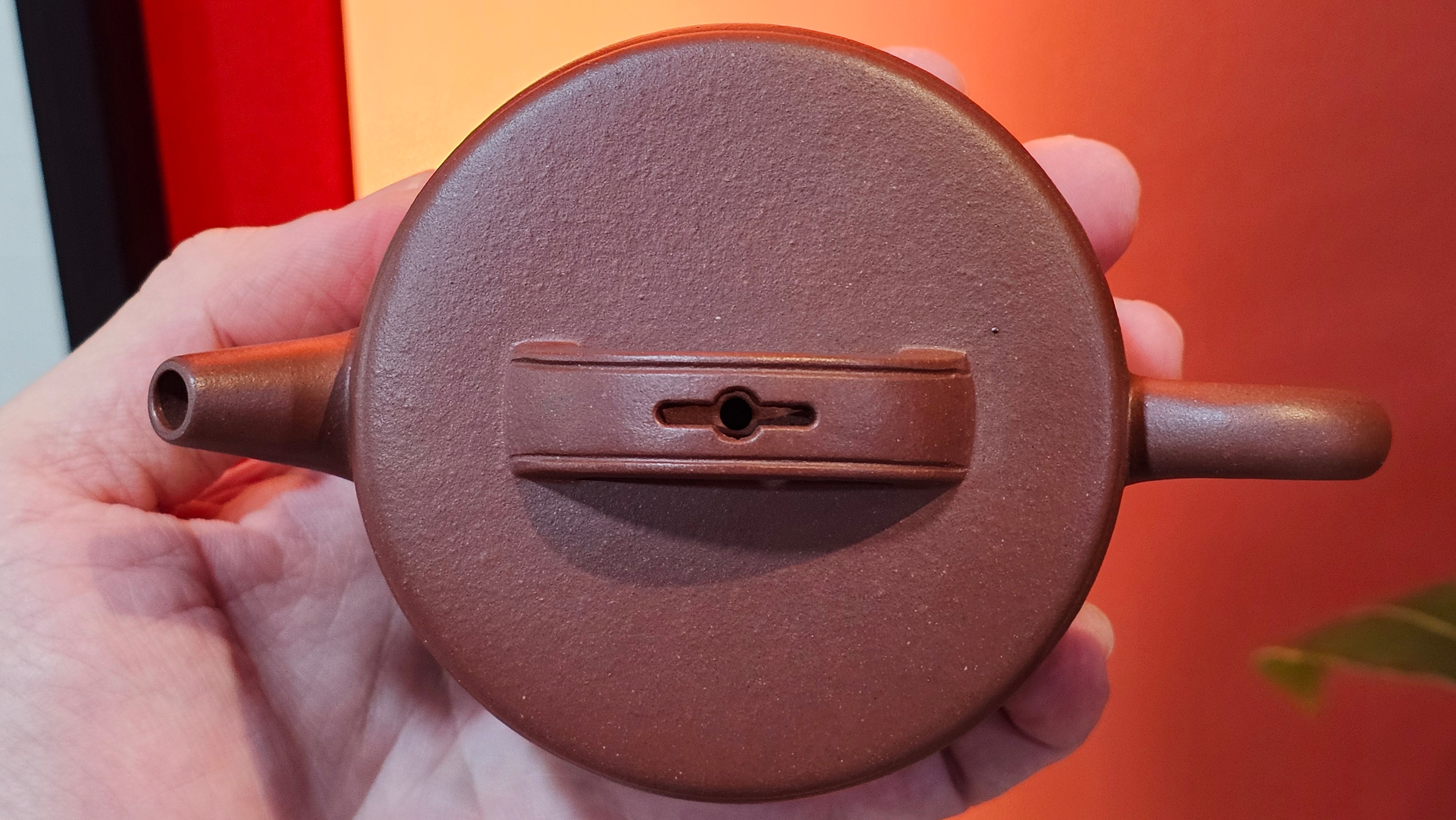 Han Wa 汉瓦, 154.3ml!  Small Volume! Classic Han Wa!  Di Cao Qing Zi Ni 底槽青紫泥, by Craftsman Gu Xiao Ming 顾小明 ~!Congratulations to Mr B.V.! 2307hrs 13th Nov 2025, Savannah! GA!