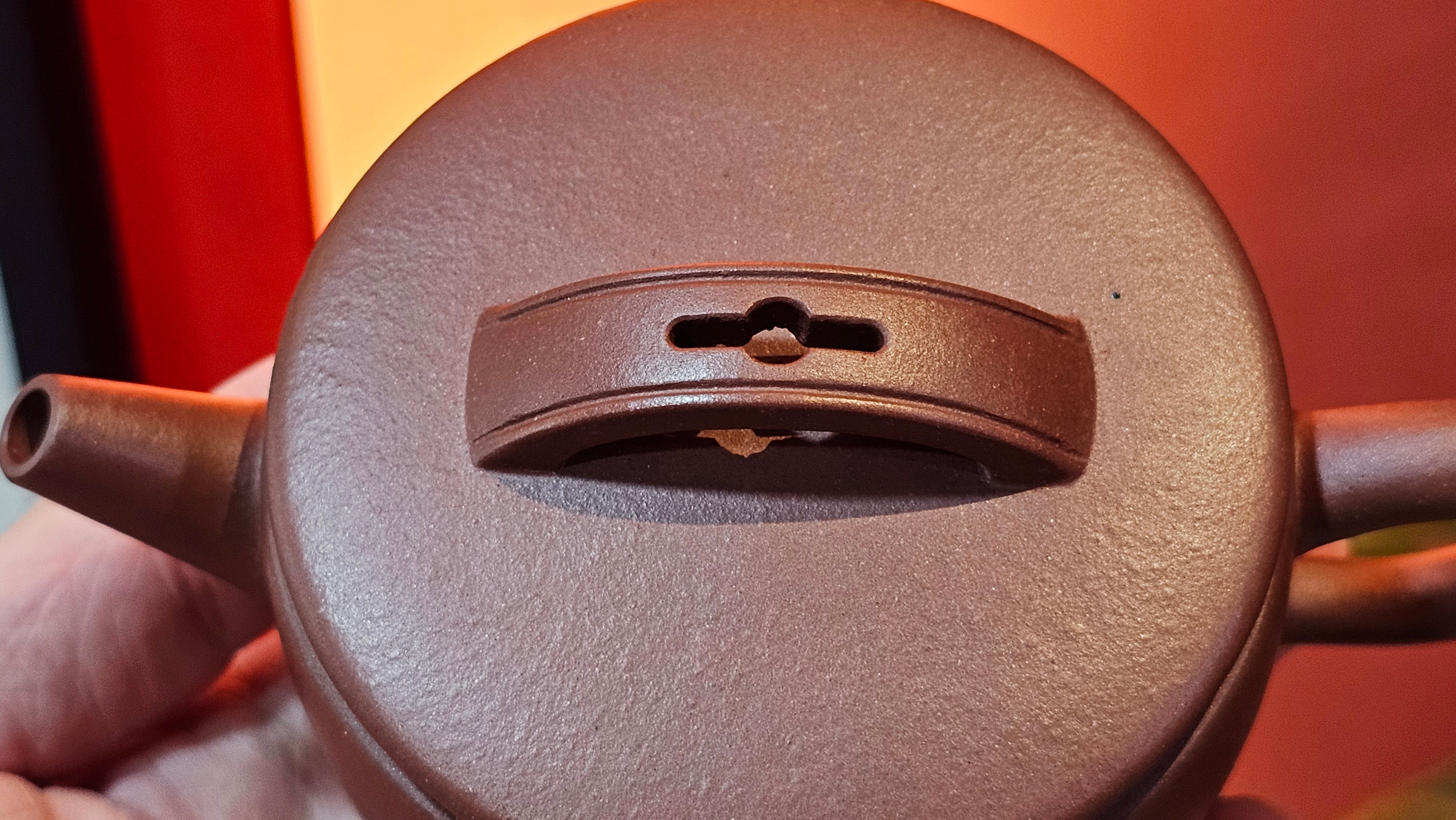 Han Wa 汉瓦, 154.3ml!  Small Volume! Classic Han Wa!  Di Cao Qing Zi Ni 底槽青紫泥, by Craftsman Gu Xiao Ming 顾小明 ~!Congratulations to Mr B.V.! 2307hrs 13th Nov 2025, Savannah! GA!