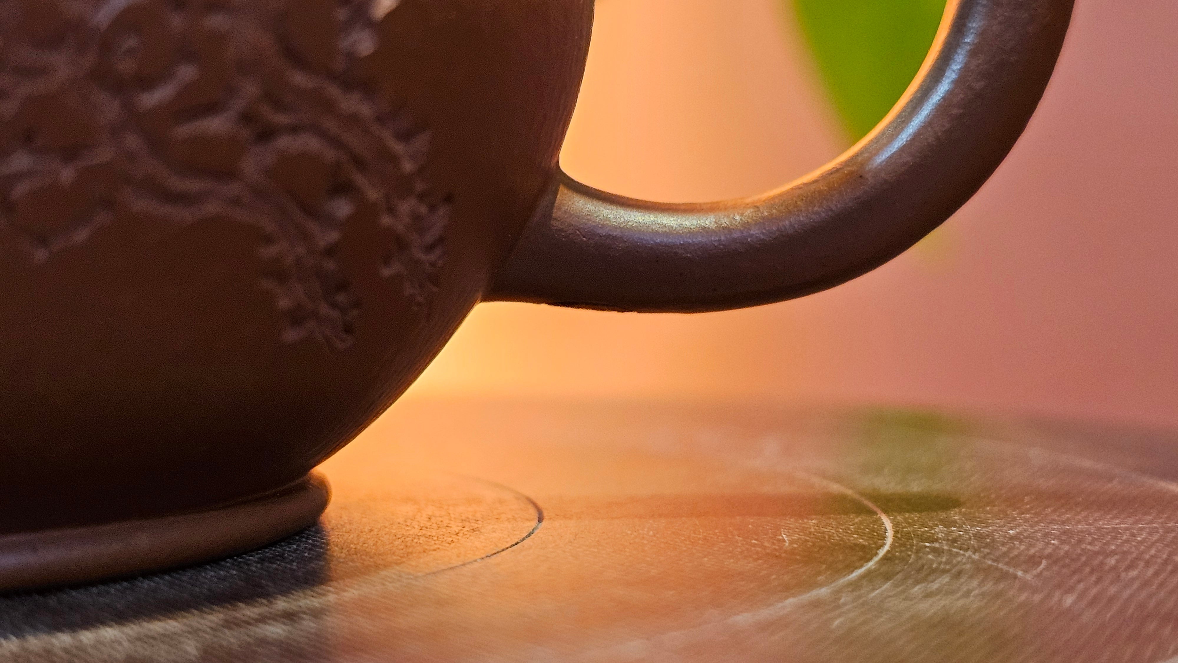 Shui Ping 水平, 150.5ml, Xiao Mei Yao Zhu Ni 小煤窑朱泥, by our Craftsman Chen Yue Fei 陈跃飞, Plum Blossoms Engraving by Craftsman Yi De Shu 一德书 ~!Congratulations to Mr A.C.! 1000hrs 7th Nov 2025, Seattle! WA!