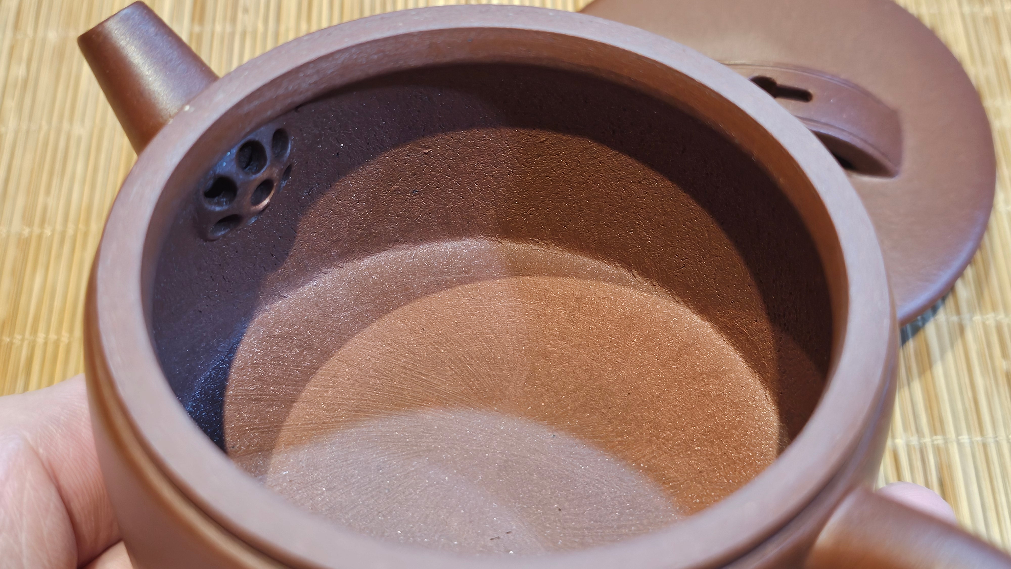 Han Wa 汉瓦, 154.3ml!  Small Volume! Classic Han Wa!  Di Cao Qing Zi Ni 底槽青紫泥, by Craftsman Gu Xiao Ming 顾小明 ~!Congratulations to Mr B.V.! 2307hrs 13th Nov 2025, Savannah! GA!