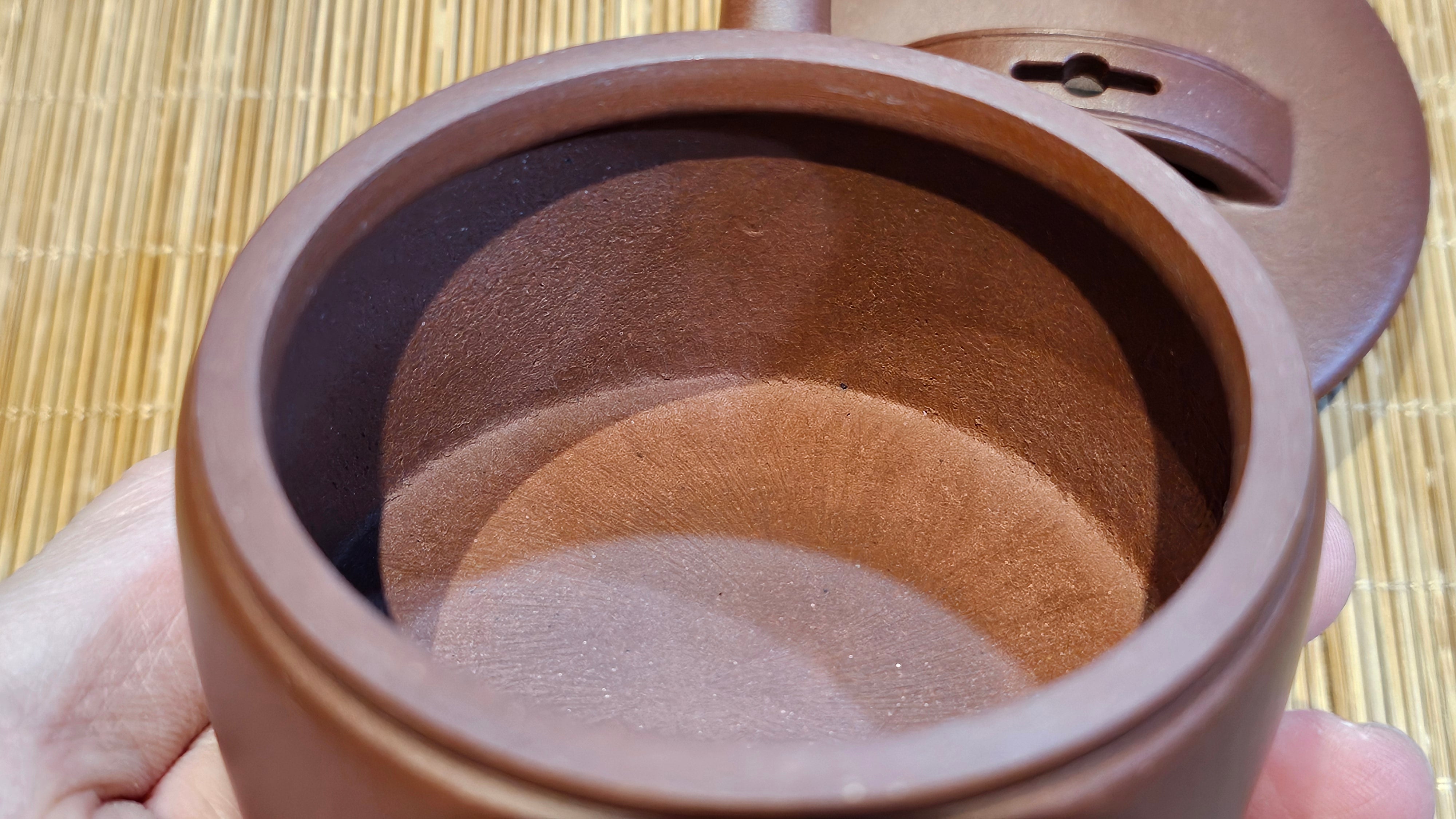 Han Wa 汉瓦, 154.3ml!  Small Volume! Classic Han Wa!  Di Cao Qing Zi Ni 底槽青紫泥, by Craftsman Gu Xiao Ming 顾小明 ~!Congratulations to Mr B.V.! 2307hrs 13th Nov 2025, Savannah! GA!