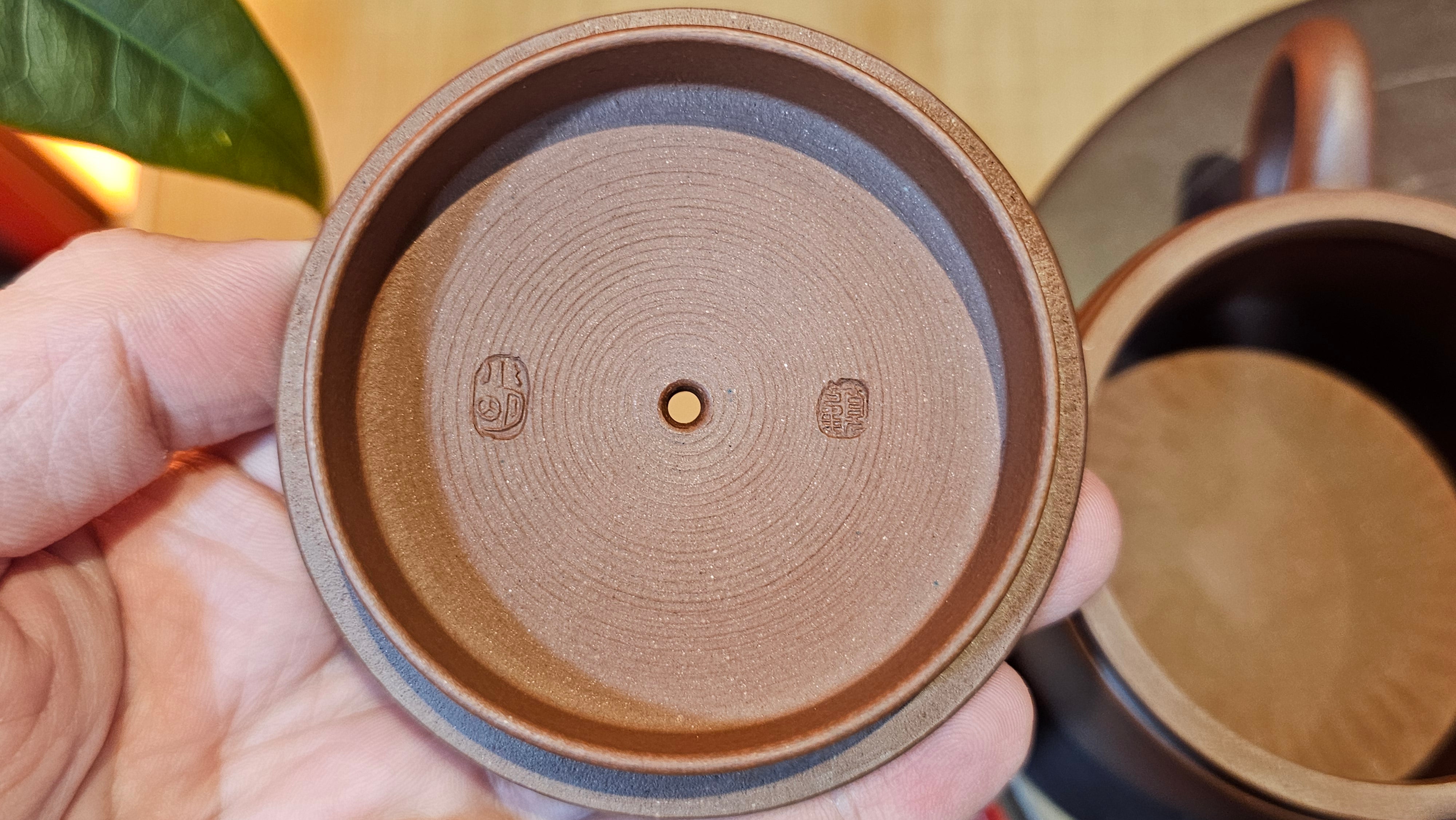 Han Wa 汉瓦, 154.3ml!  Small Volume! Classic Han Wa!  Di Cao Qing Zi Ni 底槽青紫泥, by Craftsman Gu Xiao Ming 顾小明 ~!Congratulations to Mr B.V.! 2307hrs 13th Nov 2025, Savannah! GA!