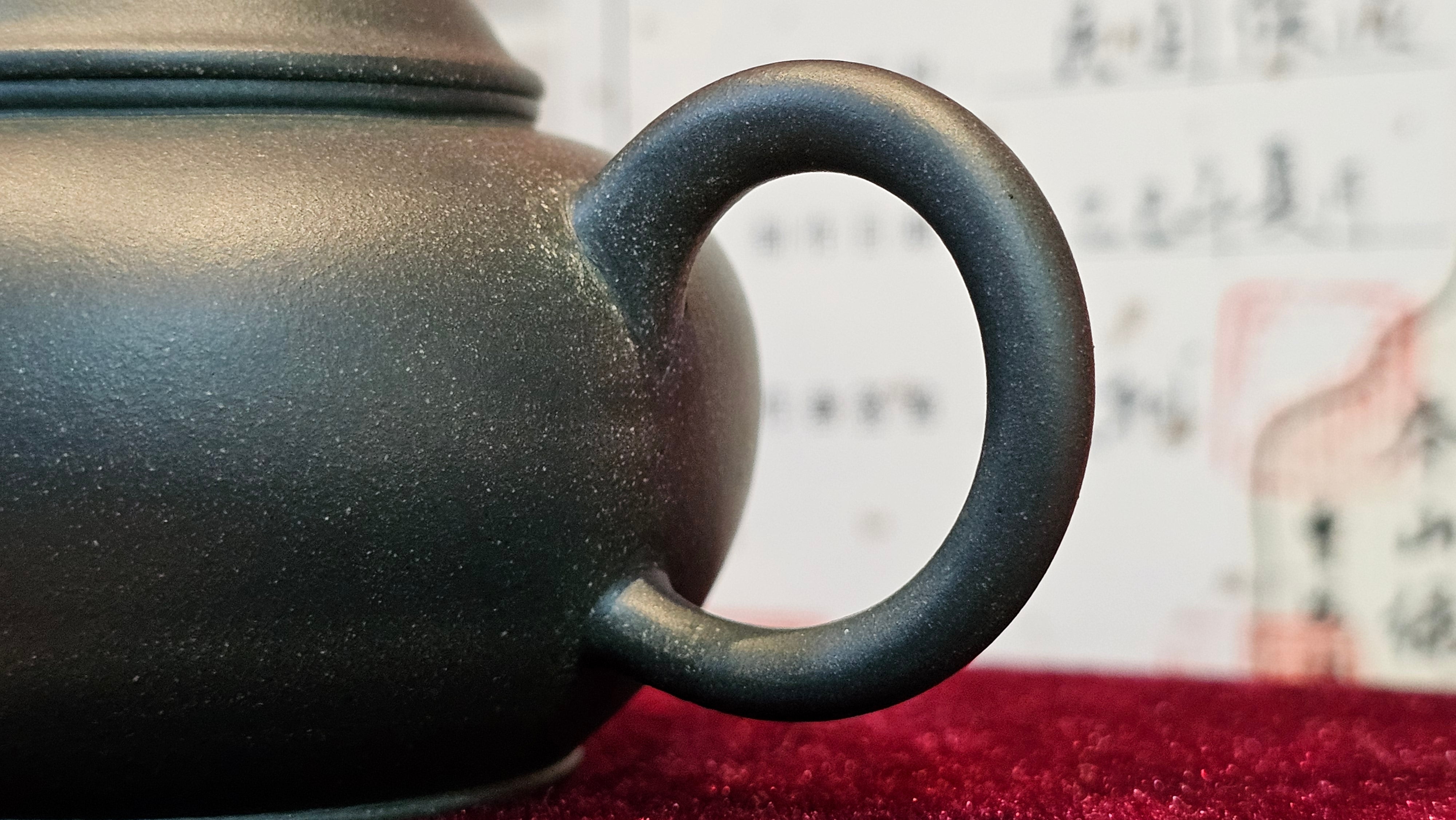 《薄胎水平》"Thin-Walled Construct ~ Shui Ping", 98.5ml!, by L4 Assoc Master Artist Zhang Ke, Using Our Cao Family's Cherished Min Guo Lü Ni, Endorsed by Premier Master Cao An Xiang. 4th Frame: FLOATING illustration VIDEO!~Congrats to Mr W.W.!