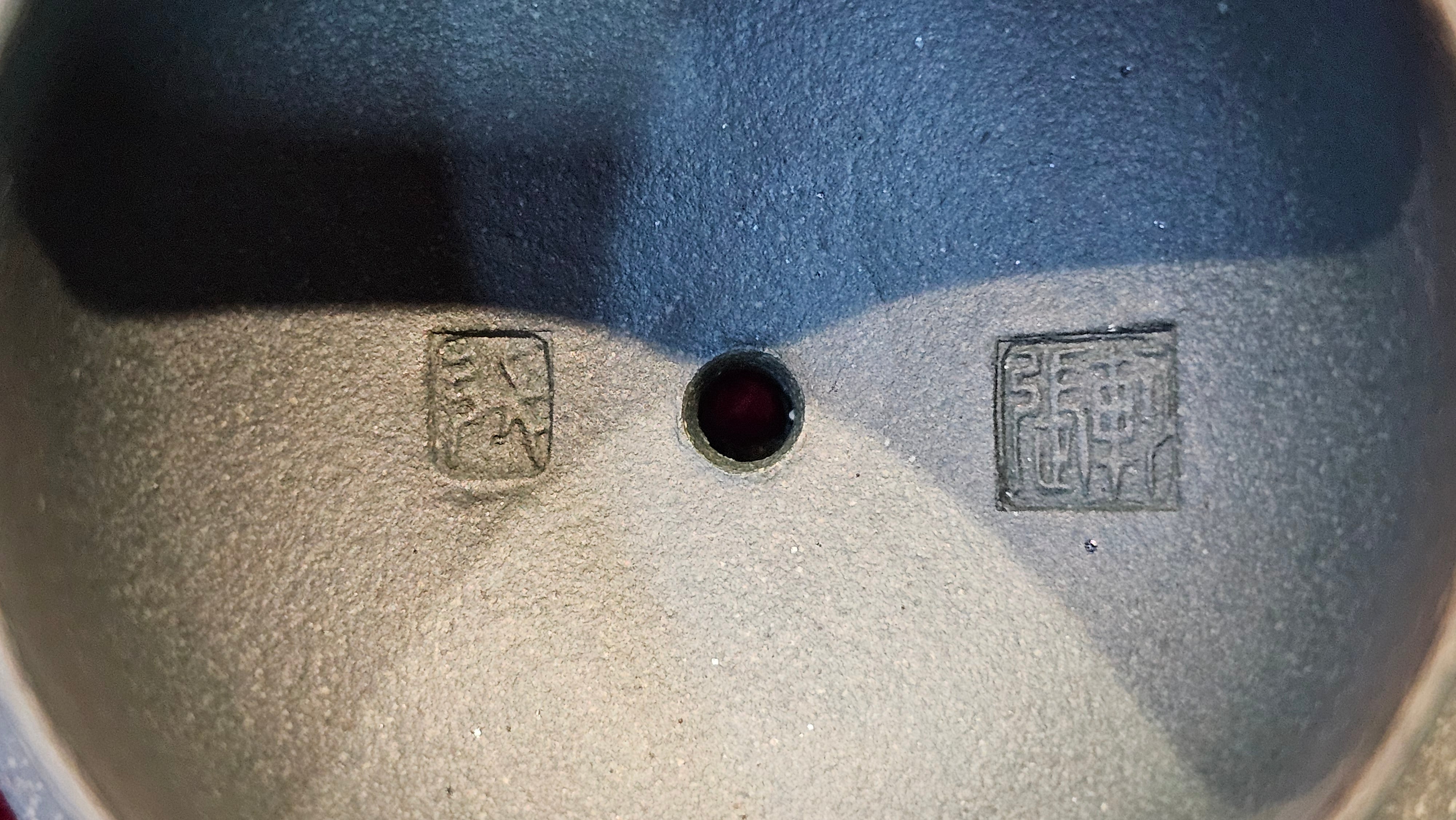 《薄胎水平》"Thin-Walled Construct ~ Shui Ping", 98.5ml!, by L4 Assoc Master Artist Zhang Ke, Using Our Cao Family's Cherished Min Guo Lü Ni, Endorsed by Premier Master Cao An Xiang. 4th Frame: FLOATING illustration VIDEO!~Congrats to Mr W.W.!