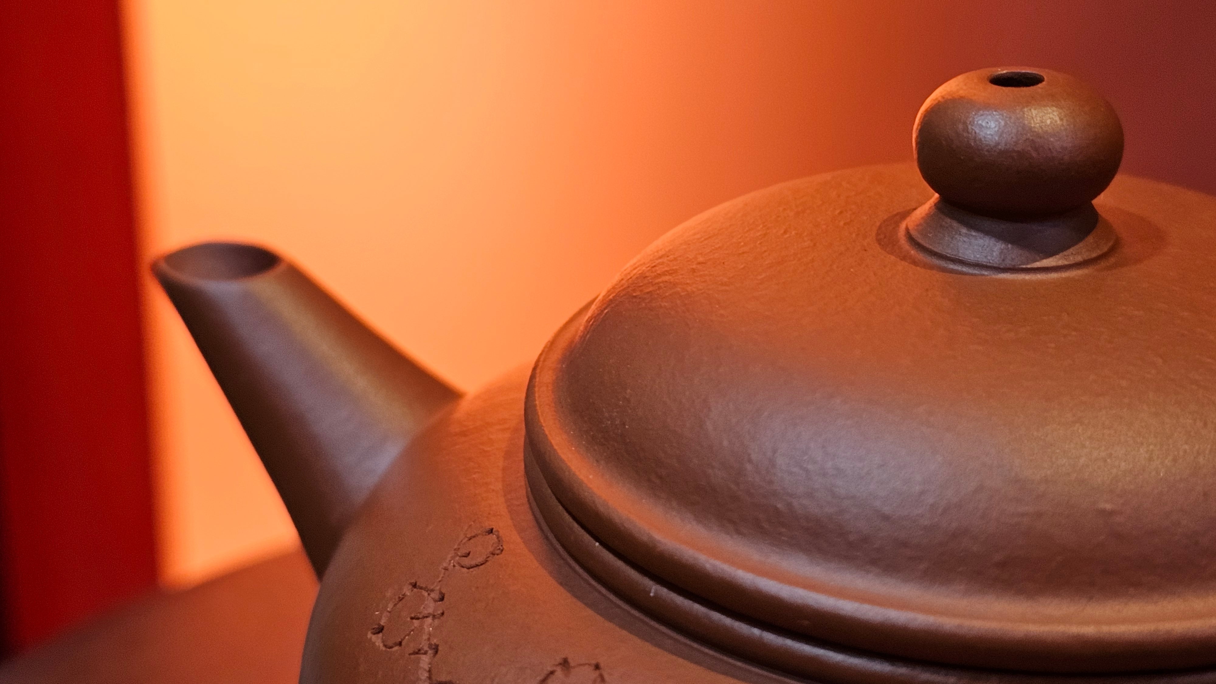 Shui Ping 水平, 155.8ml, Xiao Mei Yao Zhu Ni 小煤窑朱泥, by our Craftsman Chen Yue Fei 陈跃飞, Plum Blossoms Engraving by Craftsman Yi De Shu 一德书 ~ Congratulations!to Mr P.T.! 1410hrs 9th Nov 2025, Chandler! AZ!