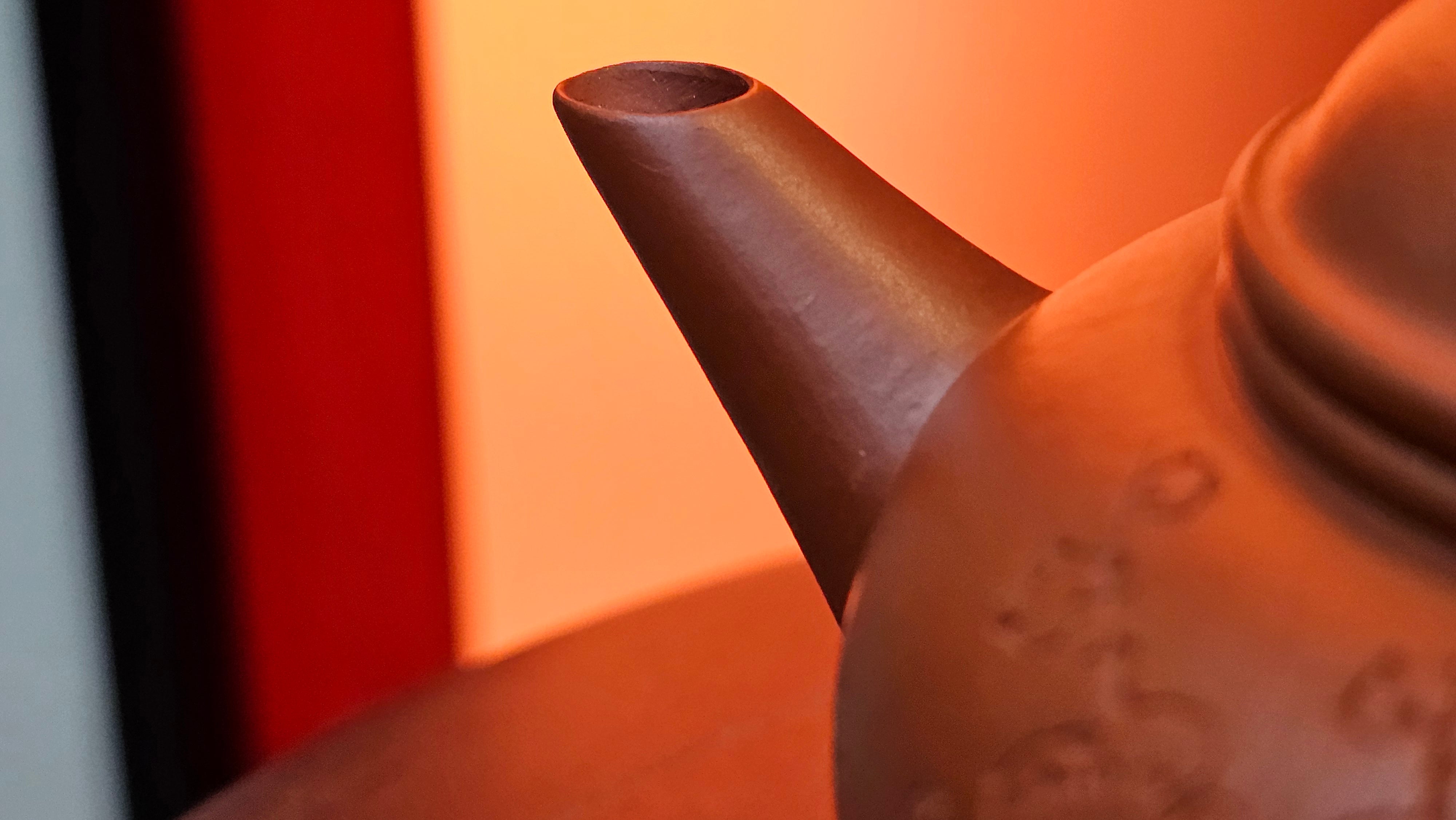 Shui Ping 水平, 155.8ml, Xiao Mei Yao Zhu Ni 小煤窑朱泥, by our Craftsman Chen Yue Fei 陈跃飞, Plum Blossoms Engraving by Craftsman Yi De Shu 一德书 ~ Congratulations!to Mr P.T.! 1410hrs 9th Nov 2025, Chandler! AZ!