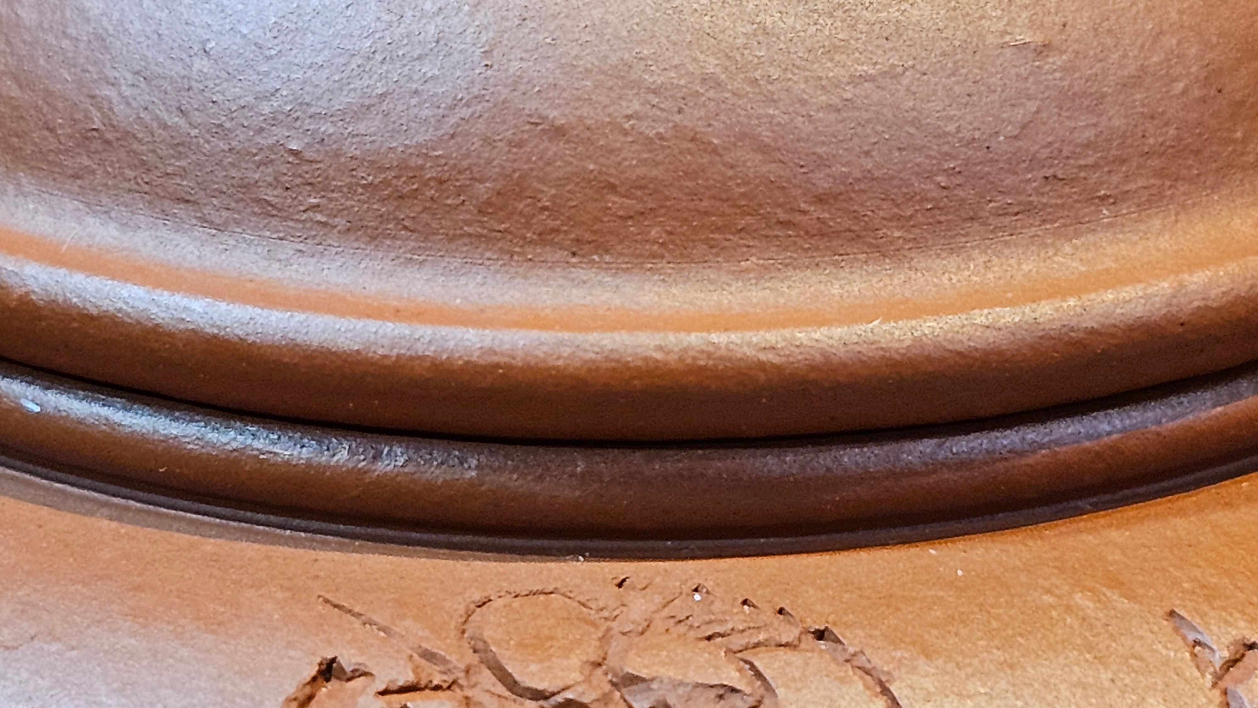 Shui Ping 水平, 155.8ml, Xiao Mei Yao Zhu Ni 小煤窑朱泥, by our Craftsman Chen Yue Fei 陈跃飞, Plum Blossoms Engraving by Craftsman Yi De Shu 一德书 ~ Congratulations!to Mr P.T.! 1410hrs 9th Nov 2025, Chandler! AZ!