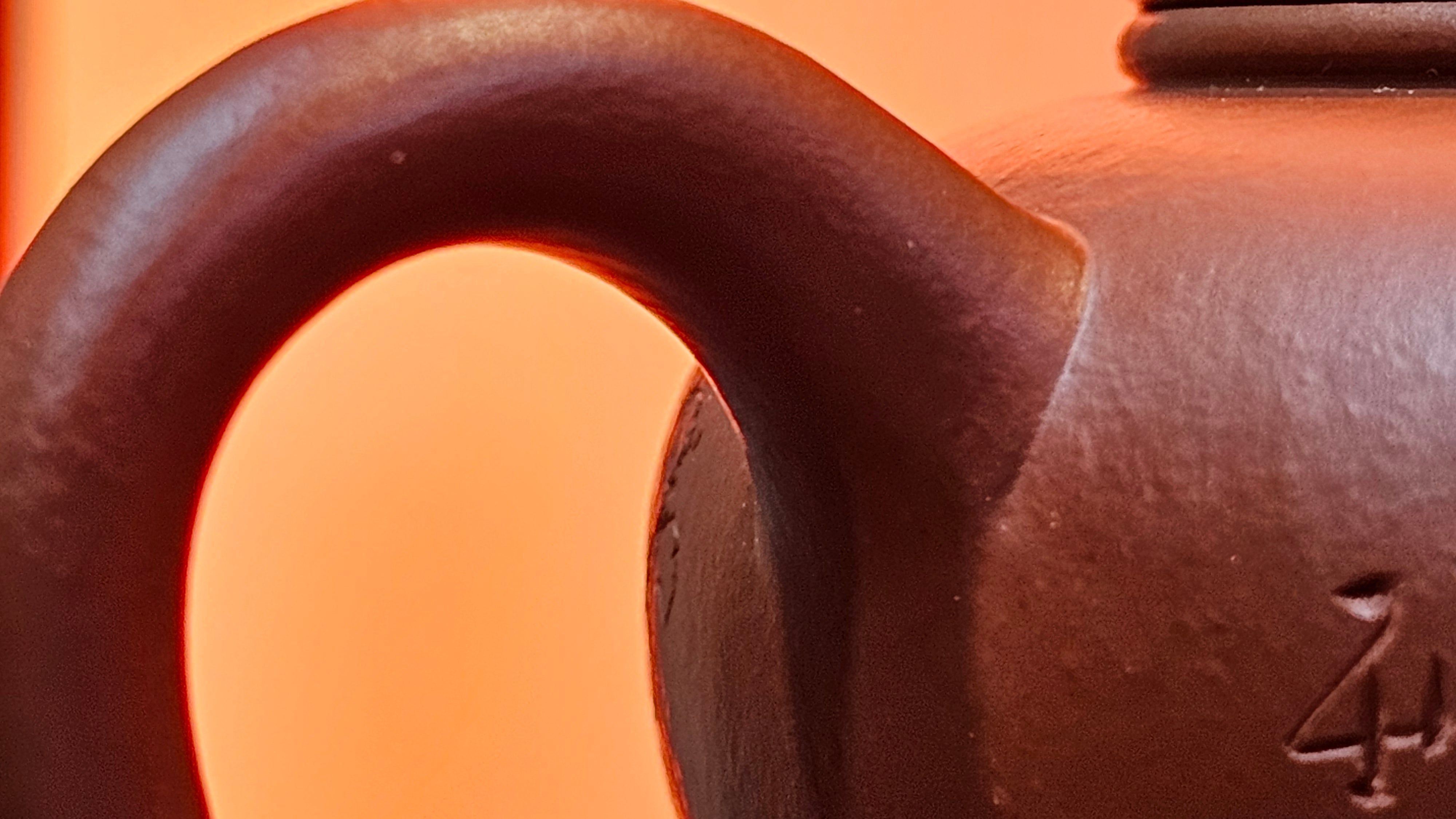 Shui Ping 水平, 155.8ml, Xiao Mei Yao Zhu Ni 小煤窑朱泥, by our Craftsman Chen Yue Fei 陈跃飞, Plum Blossoms Engraving by Craftsman Yi De Shu 一德书 ~ Congratulations!to Mr P.T.! 1410hrs 9th Nov 2025, Chandler! AZ!