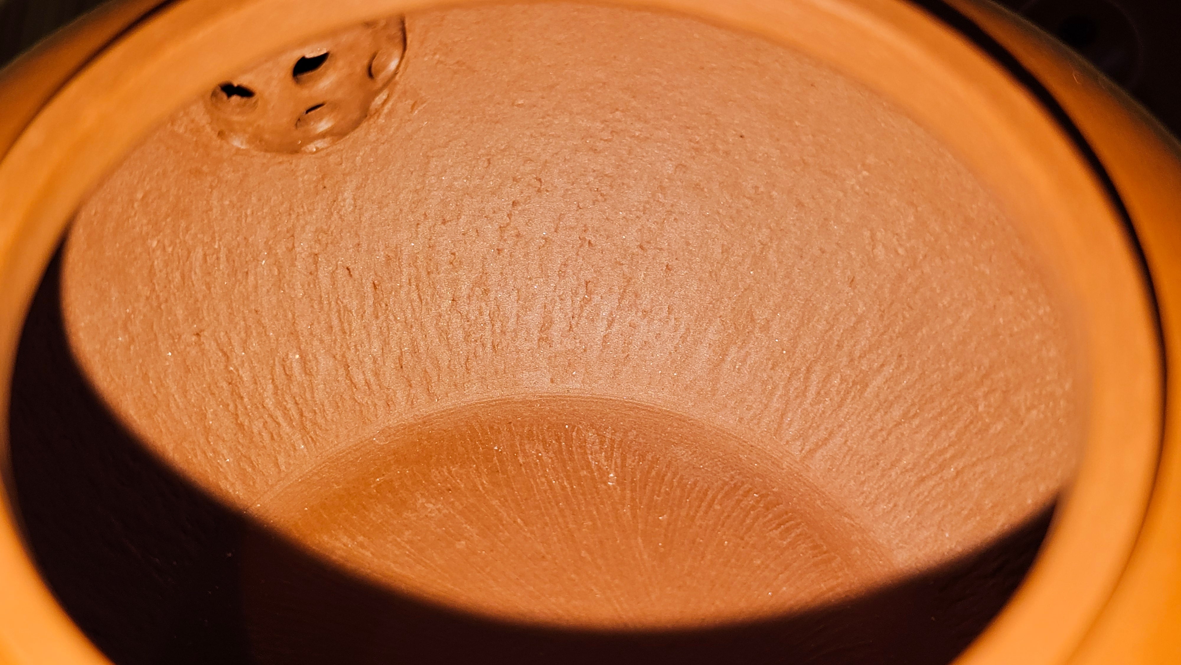 Shui Ping 水平, 155.8ml, Xiao Mei Yao Zhu Ni 小煤窑朱泥, by our Craftsman Chen Yue Fei 陈跃飞, Plum Blossoms Engraving by Craftsman Yi De Shu 一德书 ~ Congratulations!to Mr P.T.! 1410hrs 9th Nov 2025, Chandler! AZ!