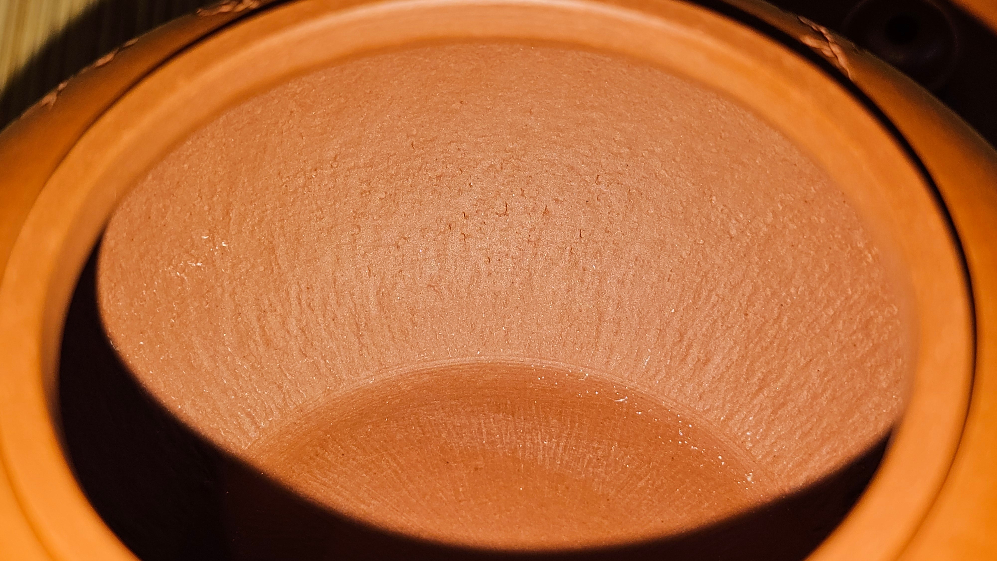 Shui Ping 水平, 155.8ml, Xiao Mei Yao Zhu Ni 小煤窑朱泥, by our Craftsman Chen Yue Fei 陈跃飞, Plum Blossoms Engraving by Craftsman Yi De Shu 一德书 ~ Congratulations!to Mr P.T.! 1410hrs 9th Nov 2025, Chandler! AZ!