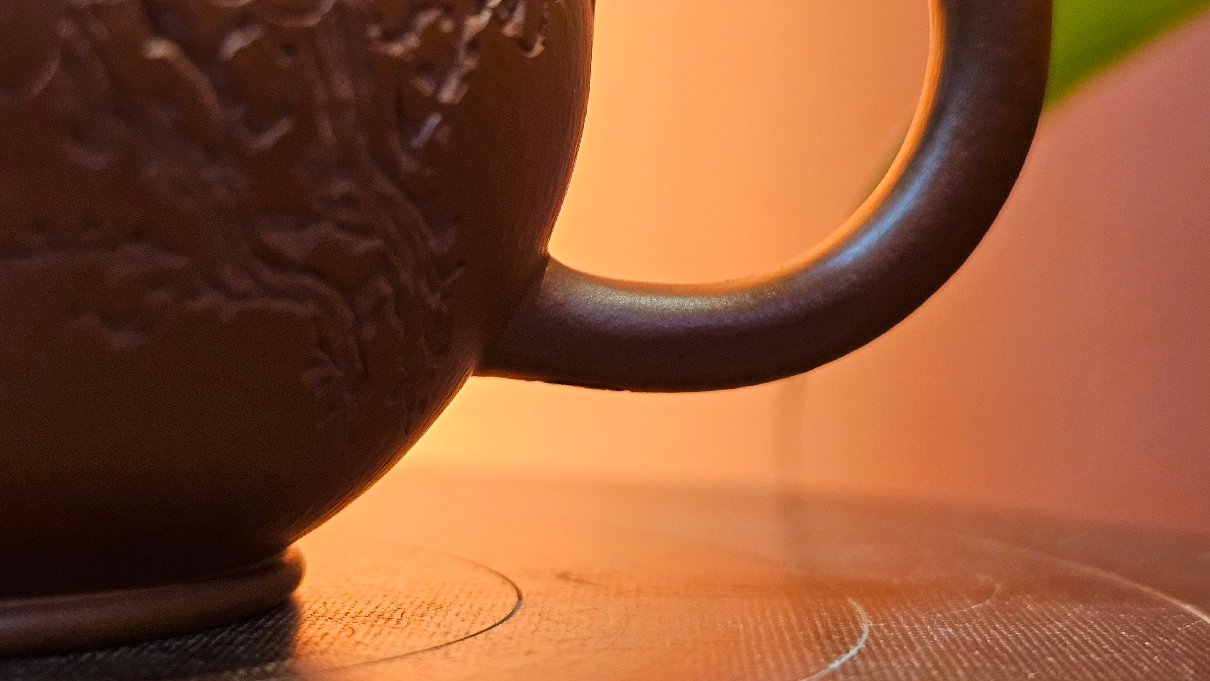 Shui Ping 水平, 155.5ml, Xiao Mei Yao Zhu Ni 小煤窑朱泥, by our Craftsman Chen Yue Fei 陈跃飞, Plum Blossoms Engraving by Craftsman Yi De Shu 一德书 ~!Congratulations to Mr A.D.P.! 1127hrs 12th Nov 2025, Forest! Belgium🇧🇪!