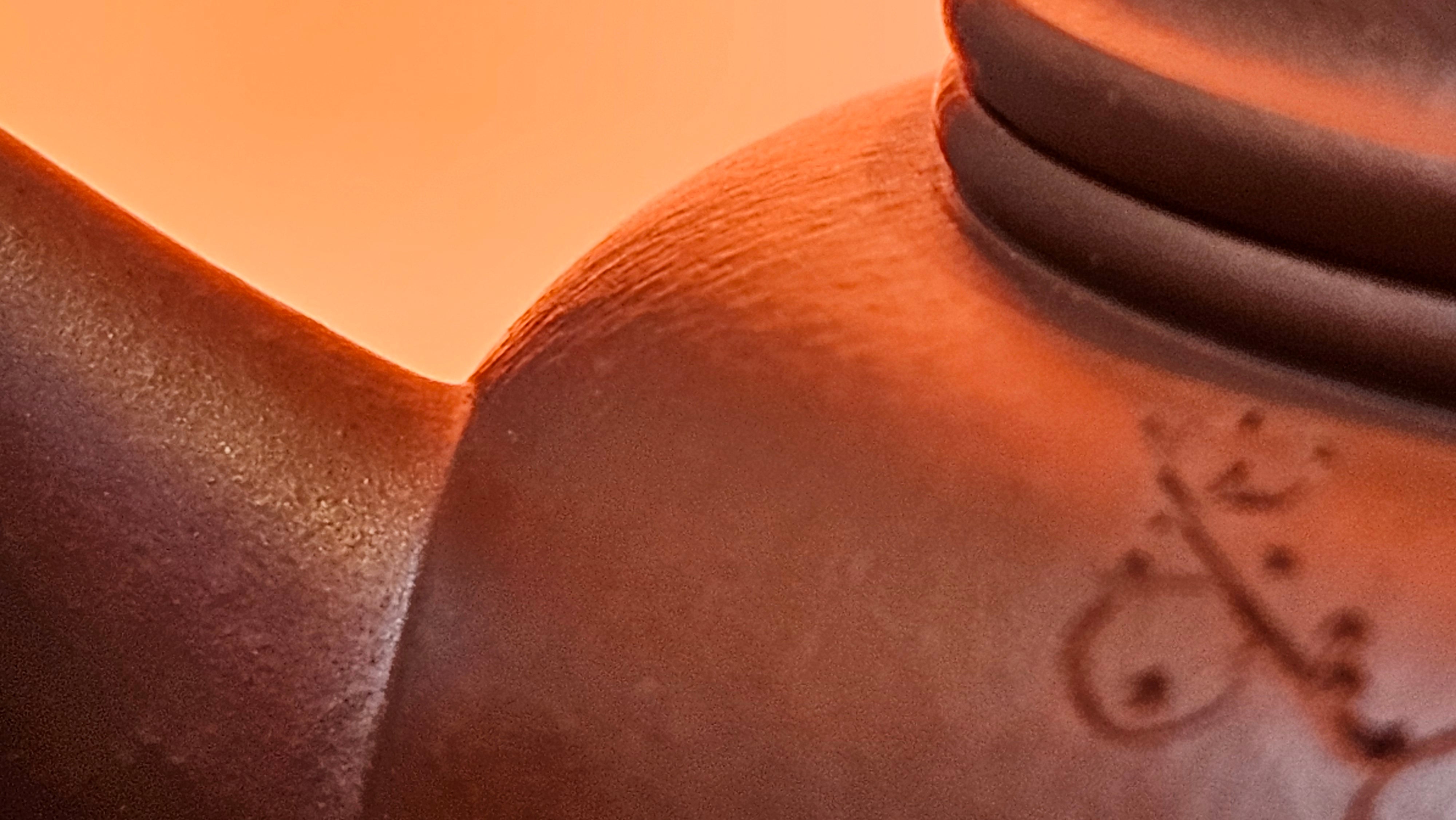 Shui Ping 水平, 155.5ml, Xiao Mei Yao Zhu Ni 小煤窑朱泥, by our Craftsman Chen Yue Fei 陈跃飞, Plum Blossoms Engraving by Craftsman Yi De Shu 一德书 ~!Congratulations to Mr A.D.P.! 1127hrs 12th Nov 2025, Forest! Belgium🇧🇪!