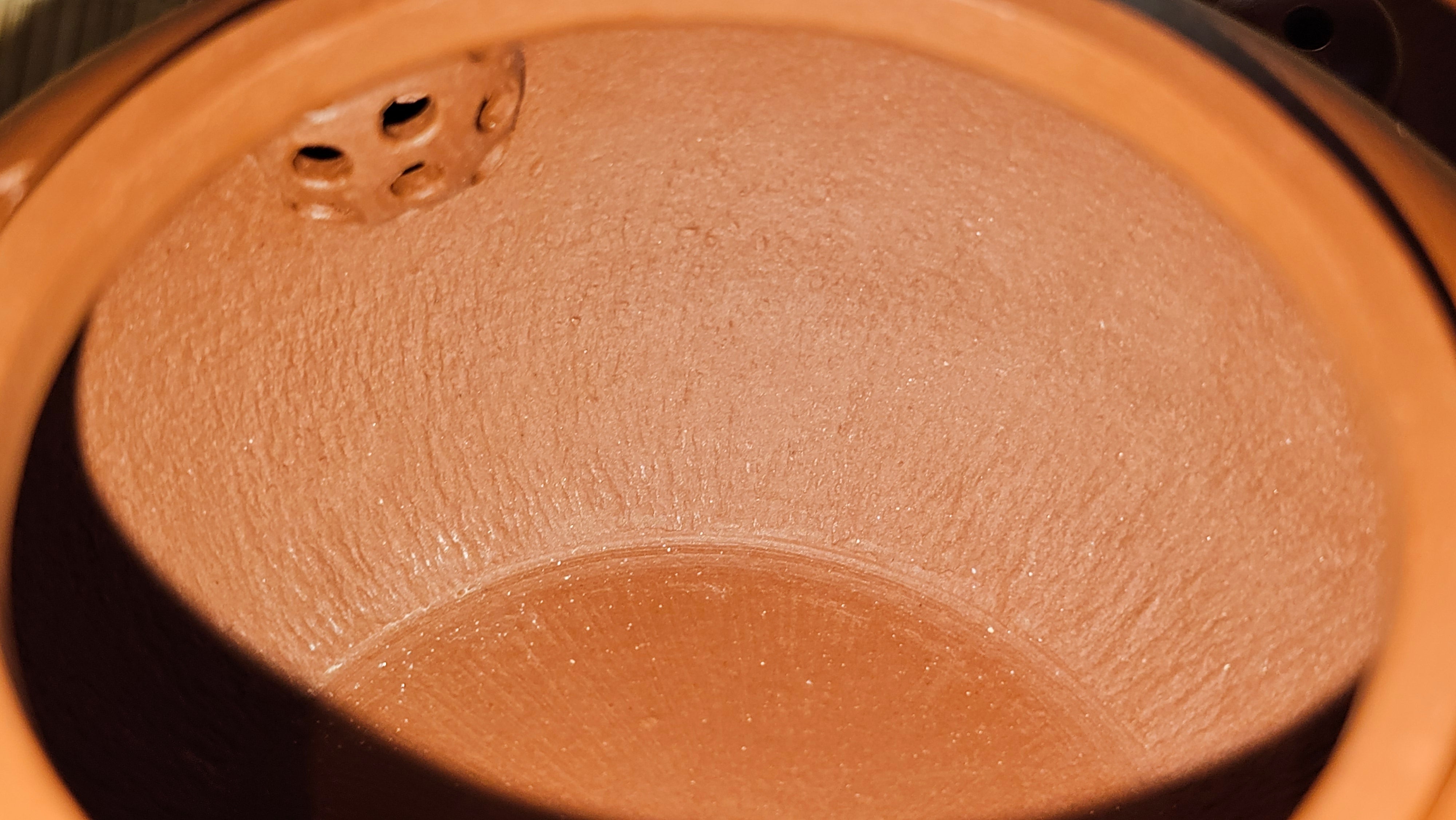 Shui Ping 水平, 155.5ml, Xiao Mei Yao Zhu Ni 小煤窑朱泥, by our Craftsman Chen Yue Fei 陈跃飞, Plum Blossoms Engraving by Craftsman Yi De Shu 一德书 ~!Congratulations to Mr A.D.P.! 1127hrs 12th Nov 2025, Forest! Belgium🇧🇪!