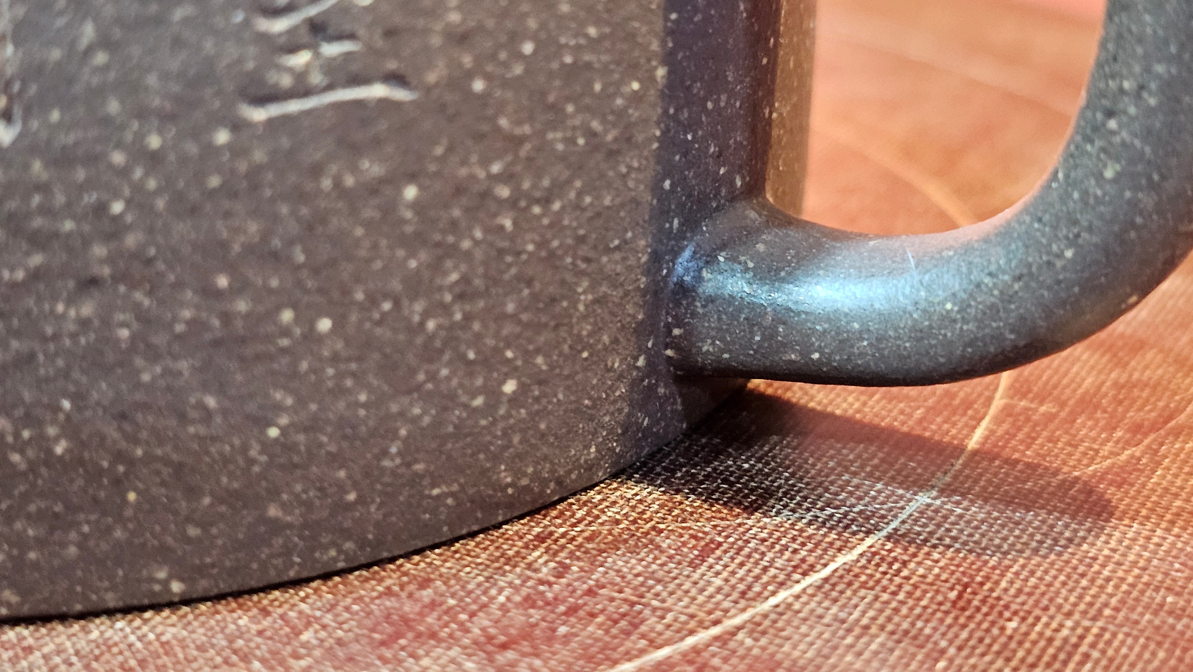 Niu Gai Jing Lan《牛盖井栏》, 166.2ml, Hei Zi Ni 黑紫泥, by our Craftsman Zhang Huan 张欢, with Plum Blossoms Engraving Art by Craftsman Nan Shan Lao Ren 南山老人 ~!Congratulations to Mr A.D.P.! 2359hrs 16th Nov 2025, Forest! Belgium🇧🇪!