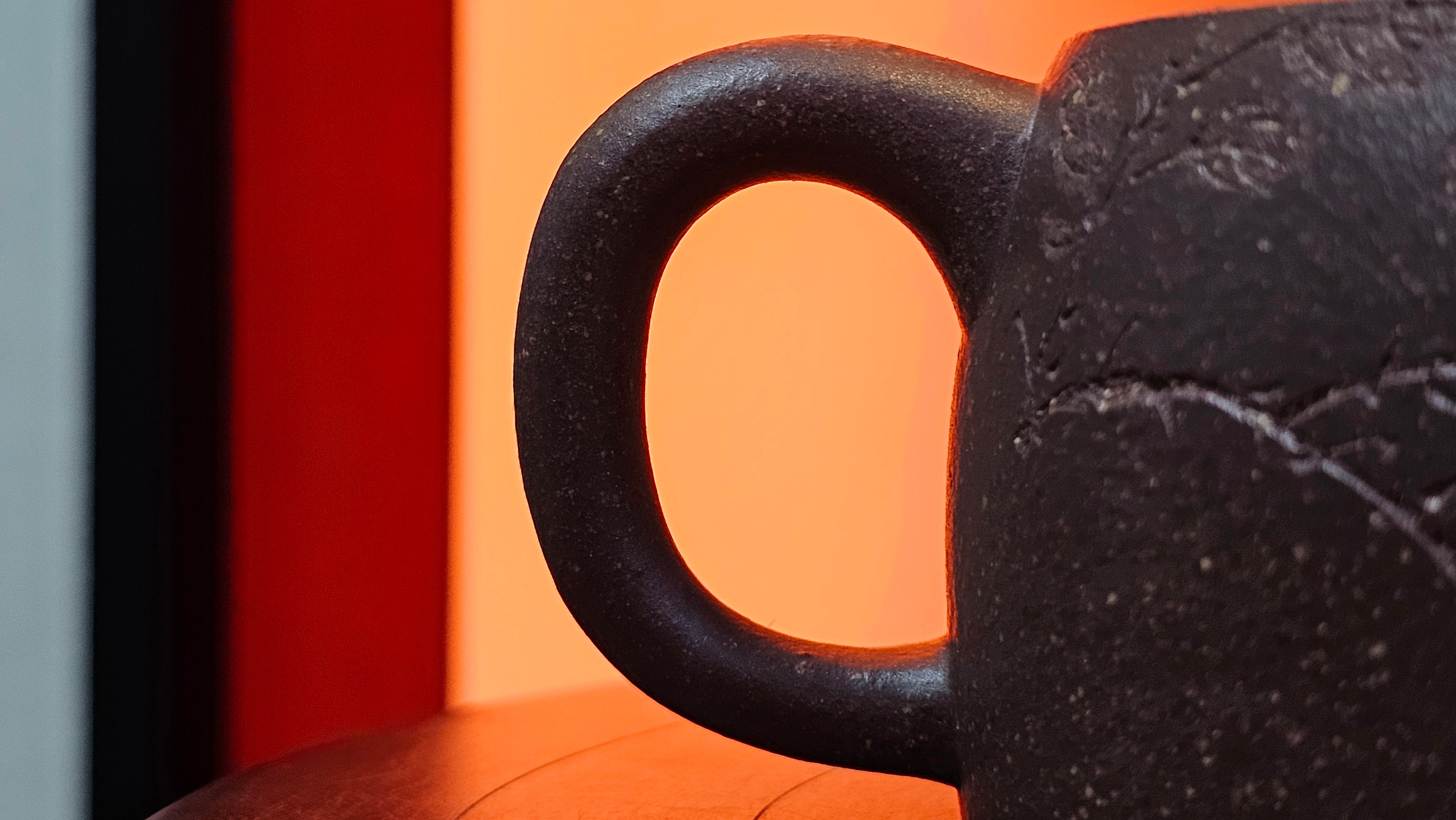 Niu Gai Jing Lan《牛盖井栏》, 166.2ml, Hei Zi Ni 黑紫泥, by our Craftsman Zhang Huan 张欢, with Plum Blossoms Engraving Art by Craftsman Nan Shan Lao Ren 南山老人 ~!Congratulations to Mr A.D.P.! 2359hrs 16th Nov 2025, Forest! Belgium🇧🇪!