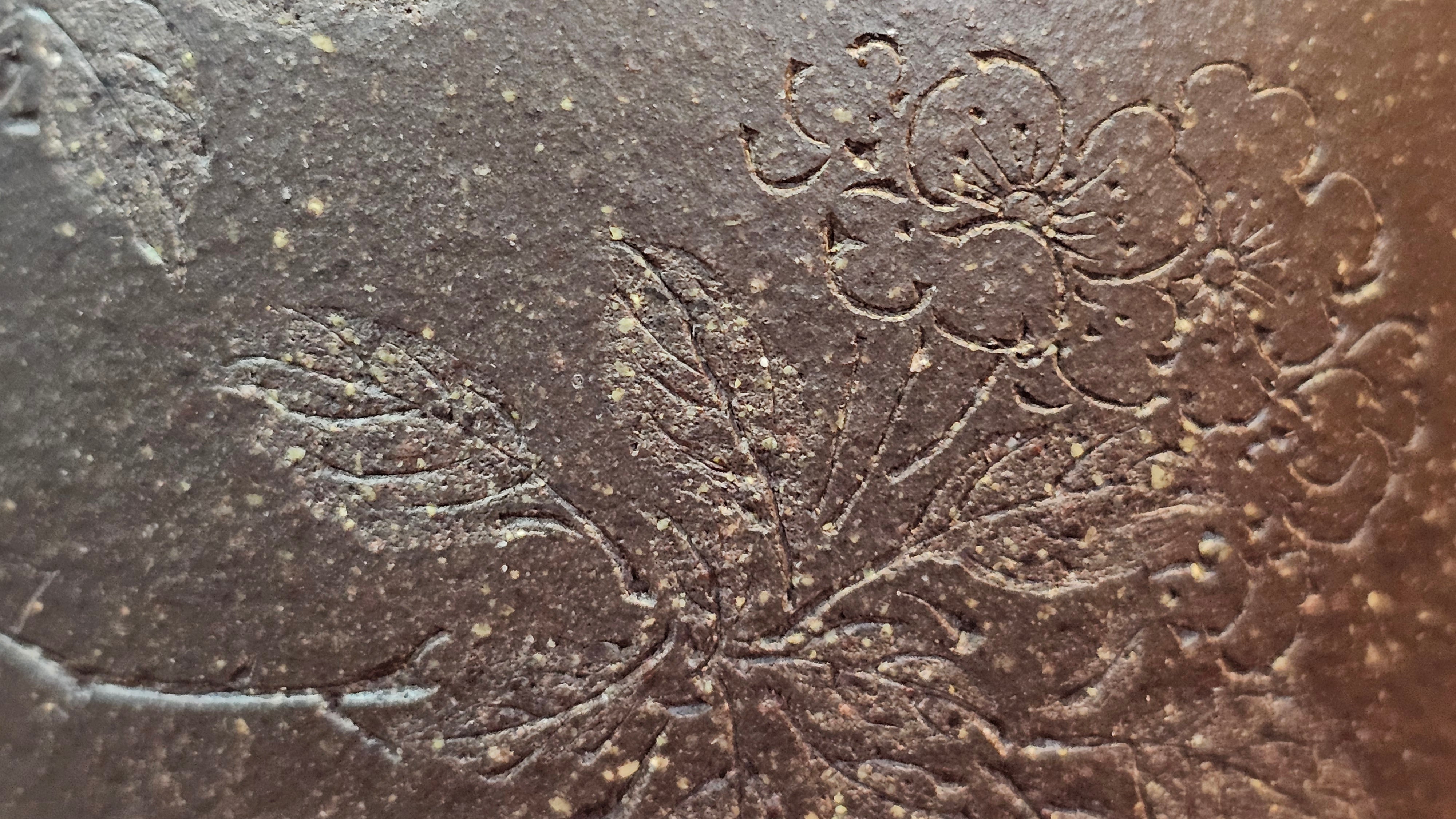 Niu Gai Jing Lan《牛盖井栏》, 166.2ml, Hei Zi Ni 黑紫泥, by our Craftsman Zhang Huan 张欢, with Plum Blossoms Engraving Art by Craftsman Nan Shan Lao Ren 南山老人 ~!Congratulations to Mr A.D.P.! 2359hrs 16th Nov 2025, Forest! Belgium🇧🇪!