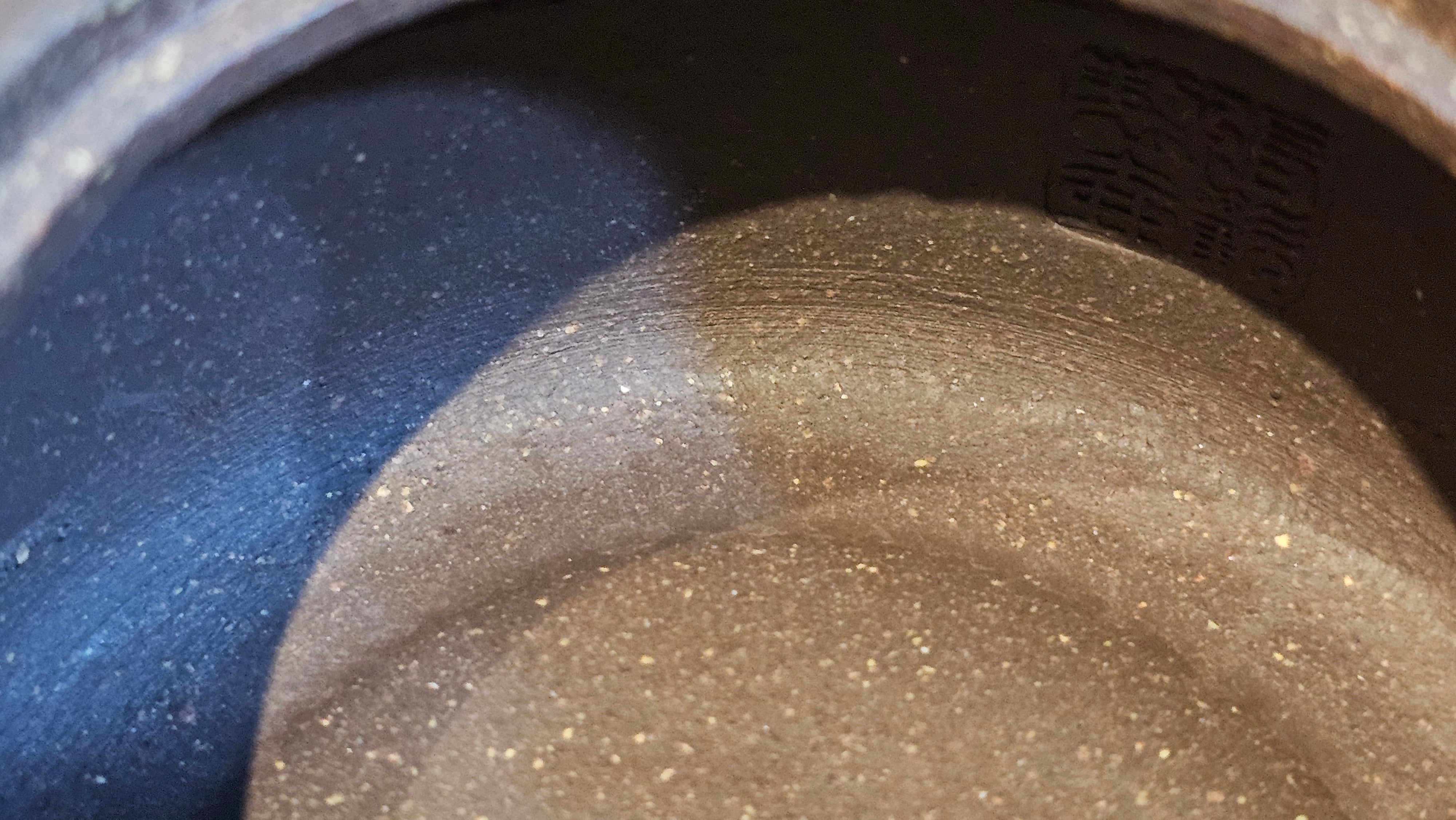 Niu Gai Jing Lan《牛盖井栏》, 166.2ml, Hei Zi Ni 黑紫泥, by our Craftsman Zhang Huan 张欢, with Plum Blossoms Engraving Art by Craftsman Nan Shan Lao Ren 南山老人 ~!Congratulations to Mr A.D.P.! 2359hrs 16th Nov 2025, Forest! Belgium🇧🇪!