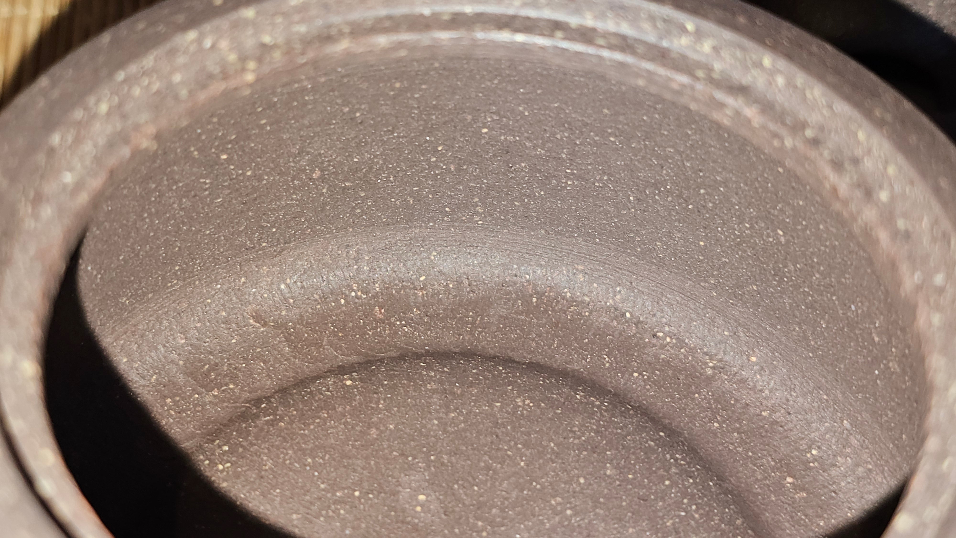 Niu Gai Jing Lan《牛盖井栏》, 166.2ml, Hei Zi Ni 黑紫泥, by our Craftsman Zhang Huan 张欢, with Plum Blossoms Engraving Art by Craftsman Nan Shan Lao Ren 南山老人 ~!Congratulations to Mr A.D.P.! 2359hrs 16th Nov 2025, Forest! Belgium🇧🇪!