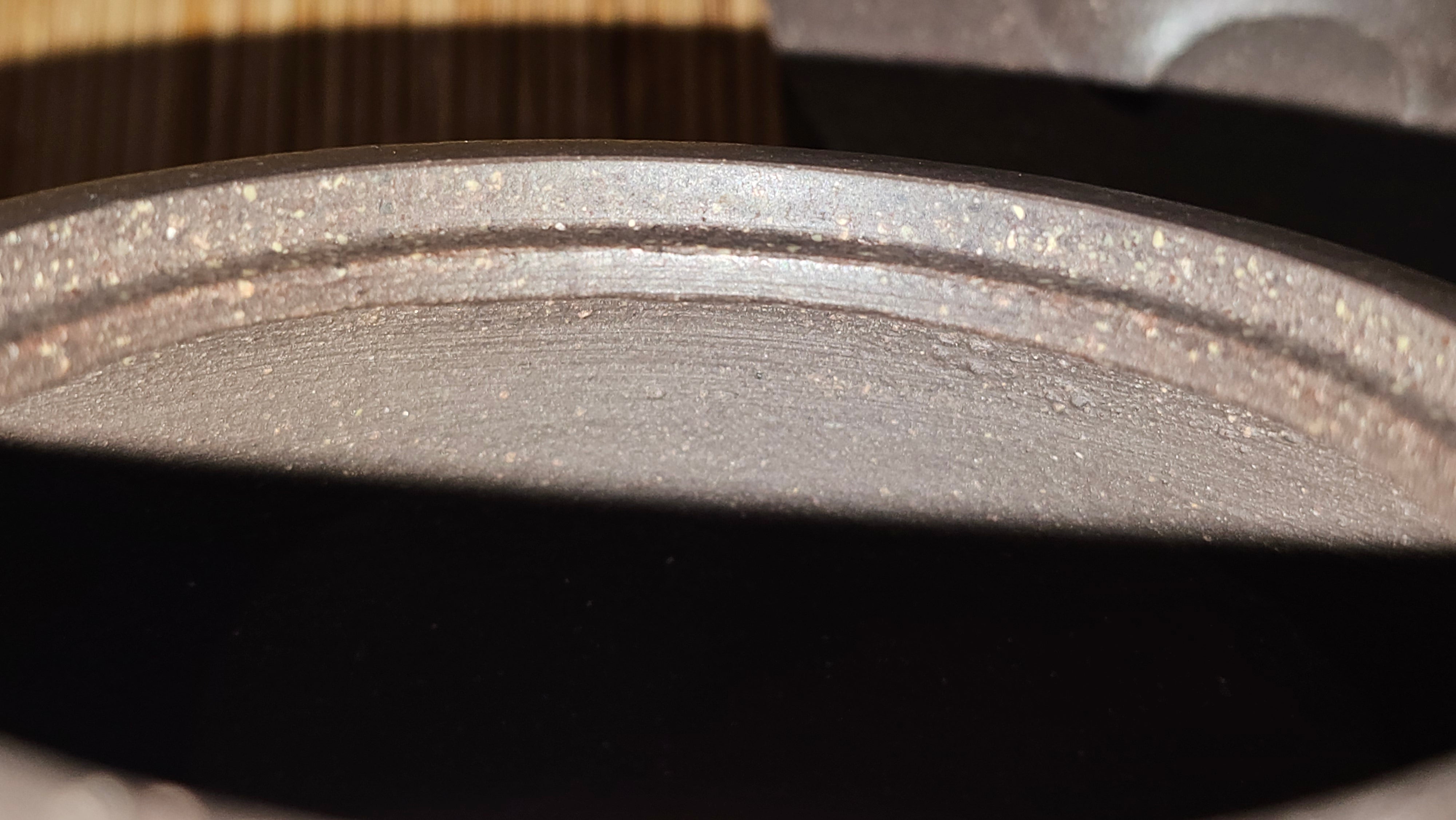 Niu Gai Jing Lan《牛盖井栏》, 166.2ml, Hei Zi Ni 黑紫泥, by our Craftsman Zhang Huan 张欢, with Plum Blossoms Engraving Art by Craftsman Nan Shan Lao Ren 南山老人 ~!Congratulations to Mr A.D.P.! 2359hrs 16th Nov 2025, Forest! Belgium🇧🇪!