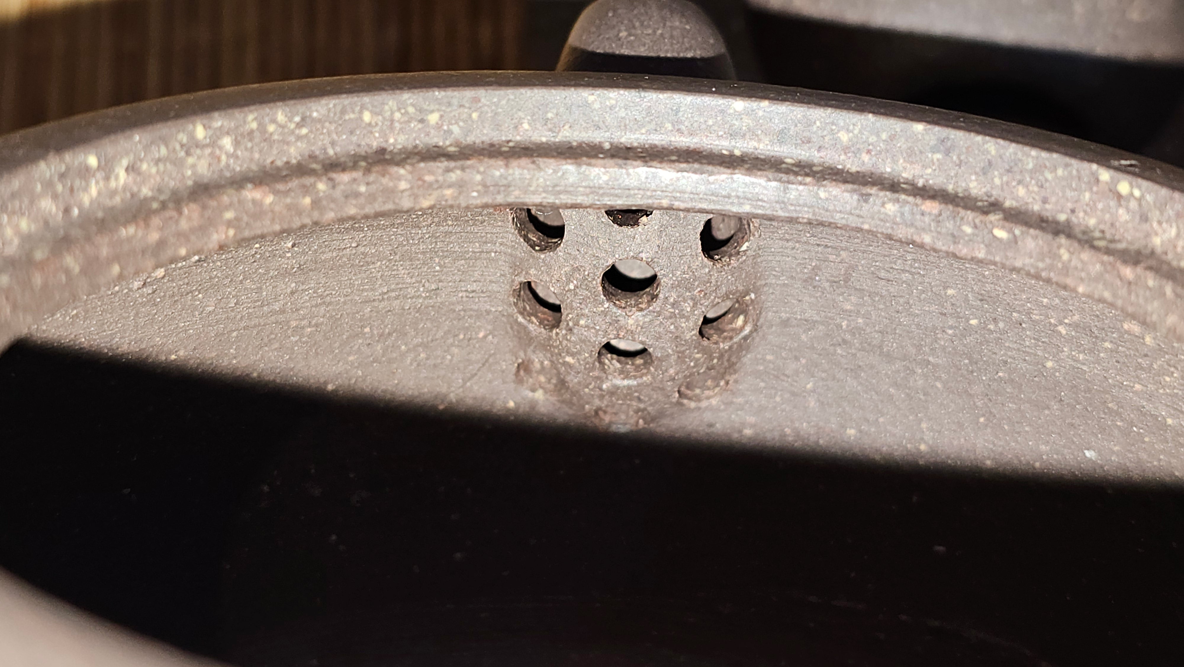 Niu Gai Jing Lan《牛盖井栏》, 166.2ml, Hei Zi Ni 黑紫泥, by our Craftsman Zhang Huan 张欢, with Plum Blossoms Engraving Art by Craftsman Nan Shan Lao Ren 南山老人 ~!Congratulations to Mr A.D.P.! 2359hrs 16th Nov 2025, Forest! Belgium🇧🇪!