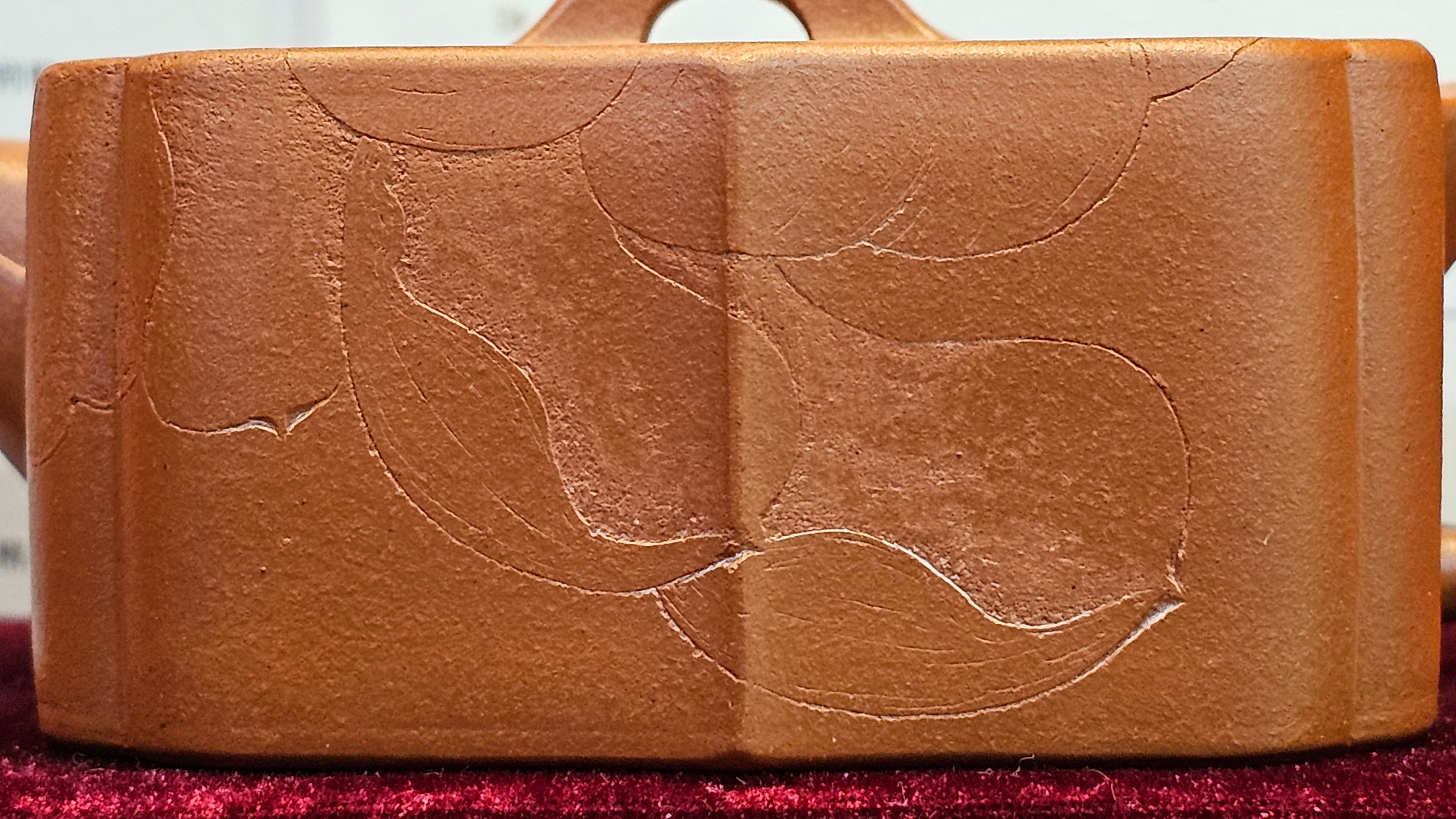 《振莲四方》~五件套组 "Zhen Lian Si Fang" SET of Five!(matching Twin cups & Twin trays), Zhu Sha 朱砂(WORLD DEBUT), by L2A Senior Consummate Artist Yuan Hui 袁辉! Lotus Engraving by Jin Li 金笠。(Lid Closing Video@11th Frame)~Congrats Dr W.S.! 0603hrs 15th Nov 2025, AZ!