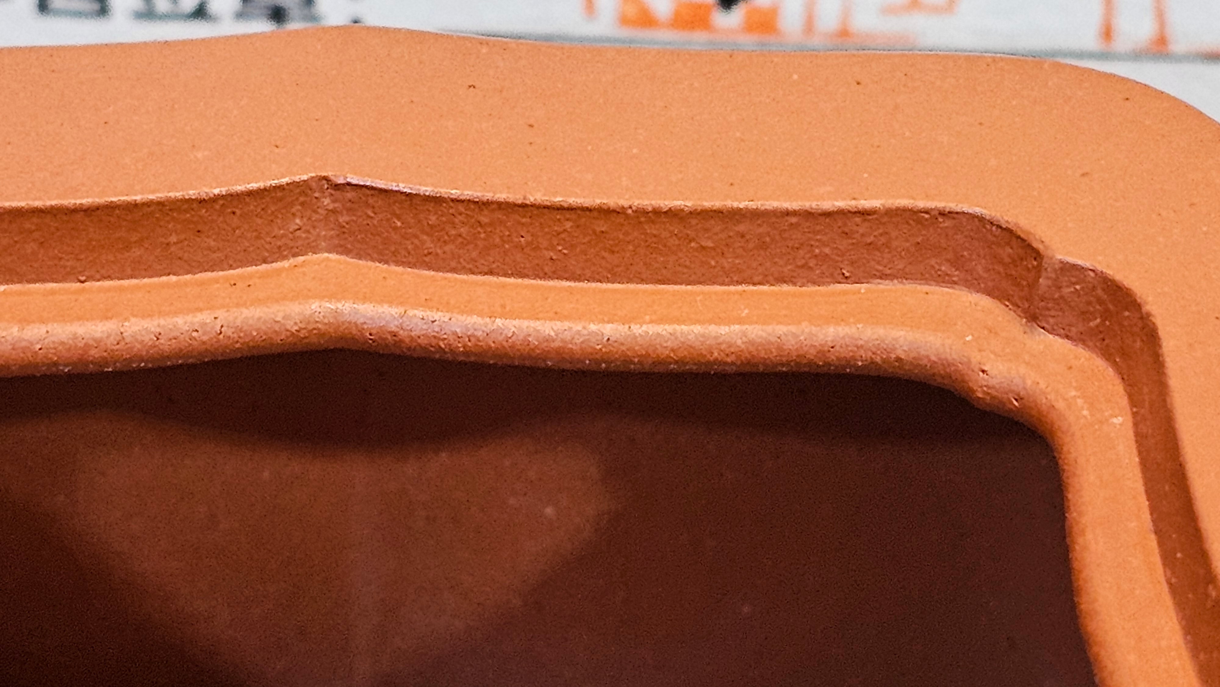 《振莲四方》~五件套组 "Zhen Lian Si Fang" SET of Five!(matching Twin cups & Twin trays), Zhu Sha 朱砂(WORLD DEBUT), by L2A Senior Consummate Artist Yuan Hui 袁辉! Lotus Engraving by Jin Li 金笠。(Lid Closing Video@11th Frame)~Congrats Dr W.S.! 0603hrs 15th Nov 2025, AZ!