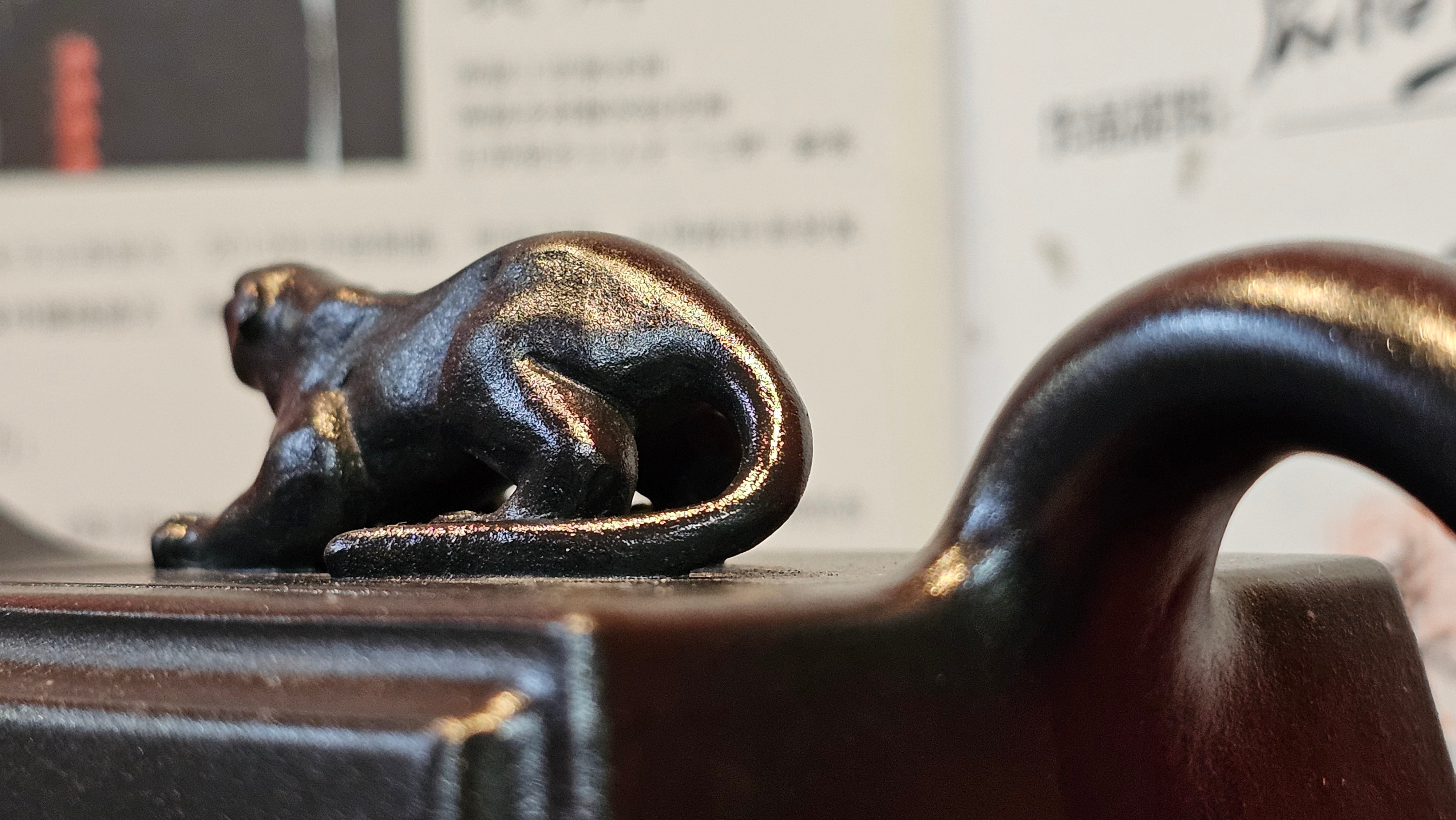 《风云之豹》"Feng Yun Zhi Bao", Di Cao Qing ~ Wu Hui Shao 底槽青~焐灰烧, 226.5ml, by L2A Senior Consummate Artist Yuan Hui 高级振兴技艺师兼高级工艺美术师～袁辉 ~ Congratulations to Mr A.A.! 1748hrs 21st Nov 2025, Port Franks! Canada🇨🇦!