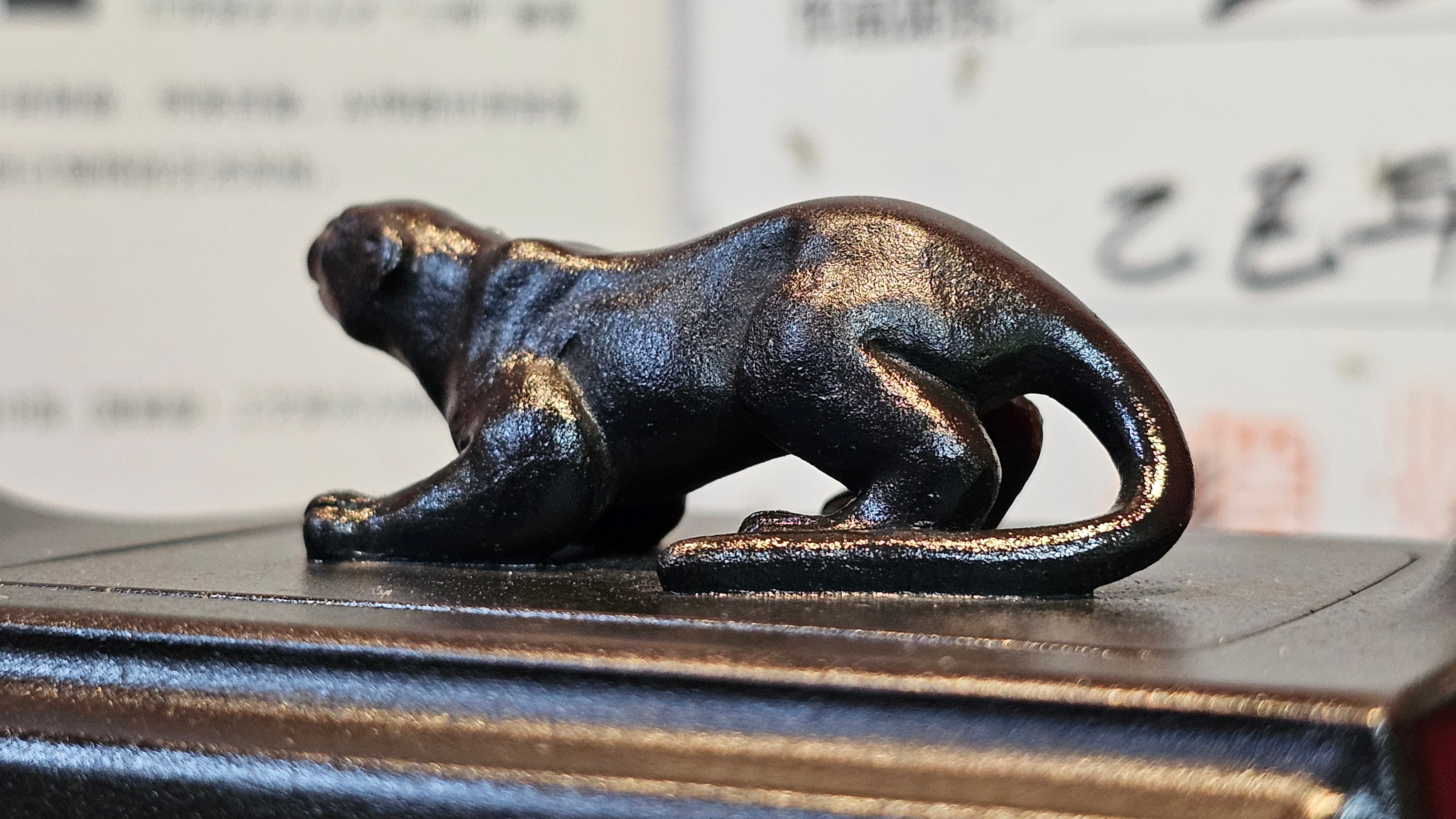 《风云之豹》"Feng Yun Zhi Bao", Di Cao Qing ~ Wu Hui Shao 底槽青~焐灰烧, 226.5ml, by L2A Senior Consummate Artist Yuan Hui 高级振兴技艺师兼高级工艺美术师～袁辉 ~ Congratulations to Mr A.A.! 1748hrs 21st Nov 2025, Port Franks! Canada🇨🇦!