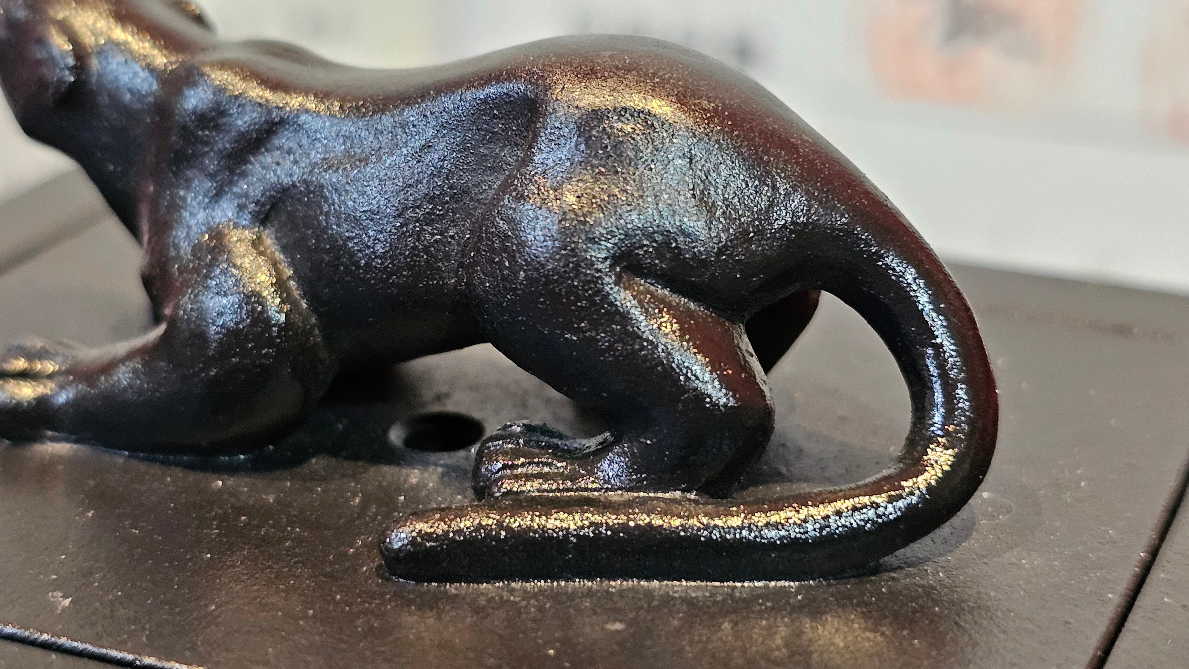 《风云之豹》"Feng Yun Zhi Bao", Di Cao Qing ~ Wu Hui Shao 底槽青~焐灰烧, 226.5ml, by L2A Senior Consummate Artist Yuan Hui 高级振兴技艺师兼高级工艺美术师～袁辉 ~ Congratulations to Mr A.A.! 1748hrs 21st Nov 2025, Port Franks! Canada🇨🇦!