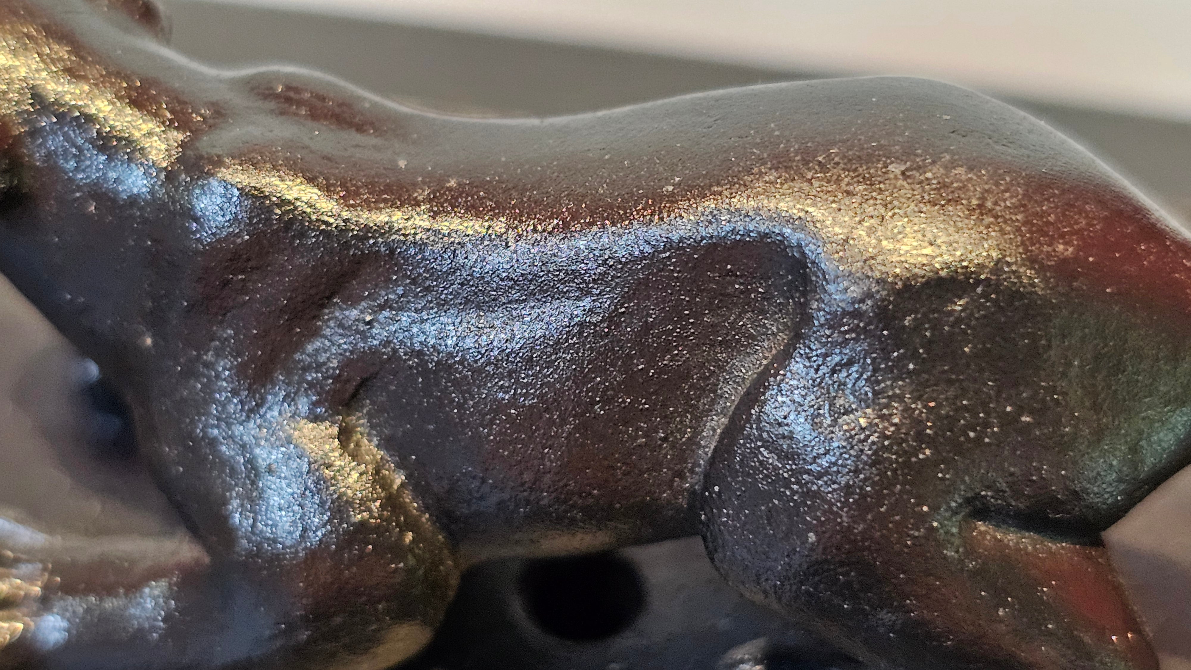 《风云之豹》"Feng Yun Zhi Bao", Di Cao Qing ~ Wu Hui Shao 底槽青~焐灰烧, 226.5ml, by L2A Senior Consummate Artist Yuan Hui 高级振兴技艺师兼高级工艺美术师～袁辉 ~ Congratulations to Mr A.A.! 1748hrs 21st Nov 2025, Port Franks! Canada🇨🇦!