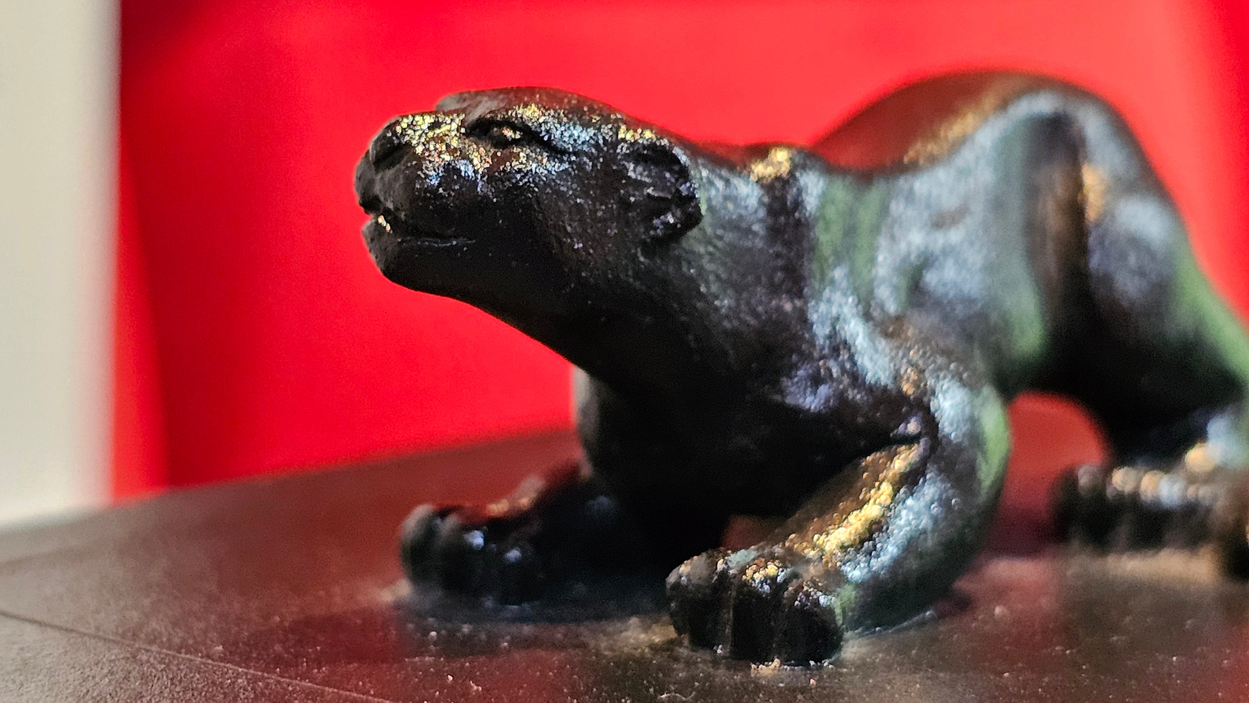 《风云之豹》"Feng Yun Zhi Bao", Di Cao Qing ~ Wu Hui Shao 底槽青~焐灰烧, 226.5ml, by L2A Senior Consummate Artist Yuan Hui 高级振兴技艺师兼高级工艺美术师～袁辉 ~ Congratulations to Mr A.A.! 1748hrs 21st Nov 2025, Port Franks! Canada🇨🇦!