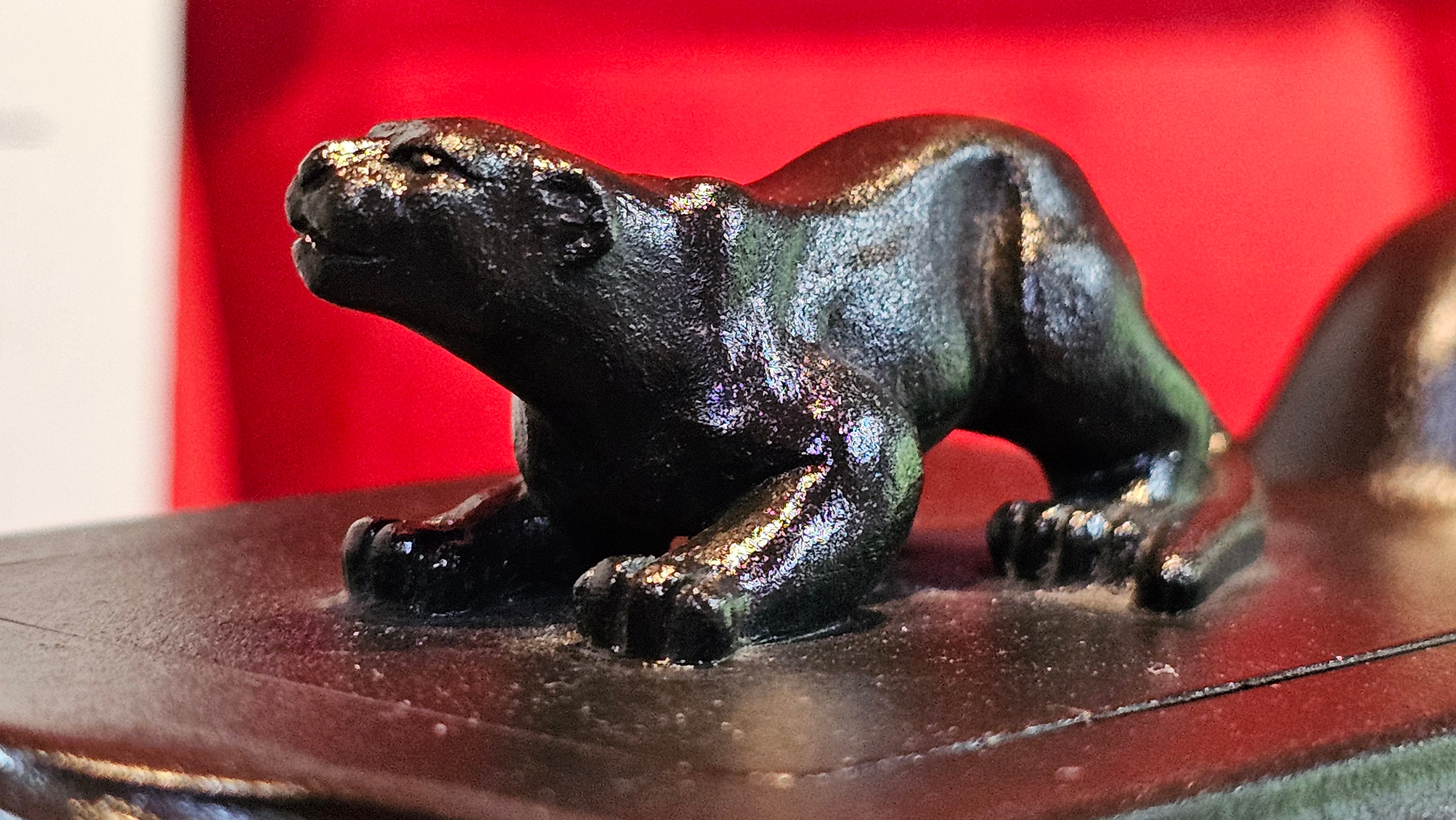 《风云之豹》"Feng Yun Zhi Bao", Di Cao Qing ~ Wu Hui Shao 底槽青~焐灰烧, 226.5ml, by L2A Senior Consummate Artist Yuan Hui 高级振兴技艺师兼高级工艺美术师～袁辉 ~ Congratulations to Mr A.A.! 1748hrs 21st Nov 2025, Port Franks! Canada🇨🇦!