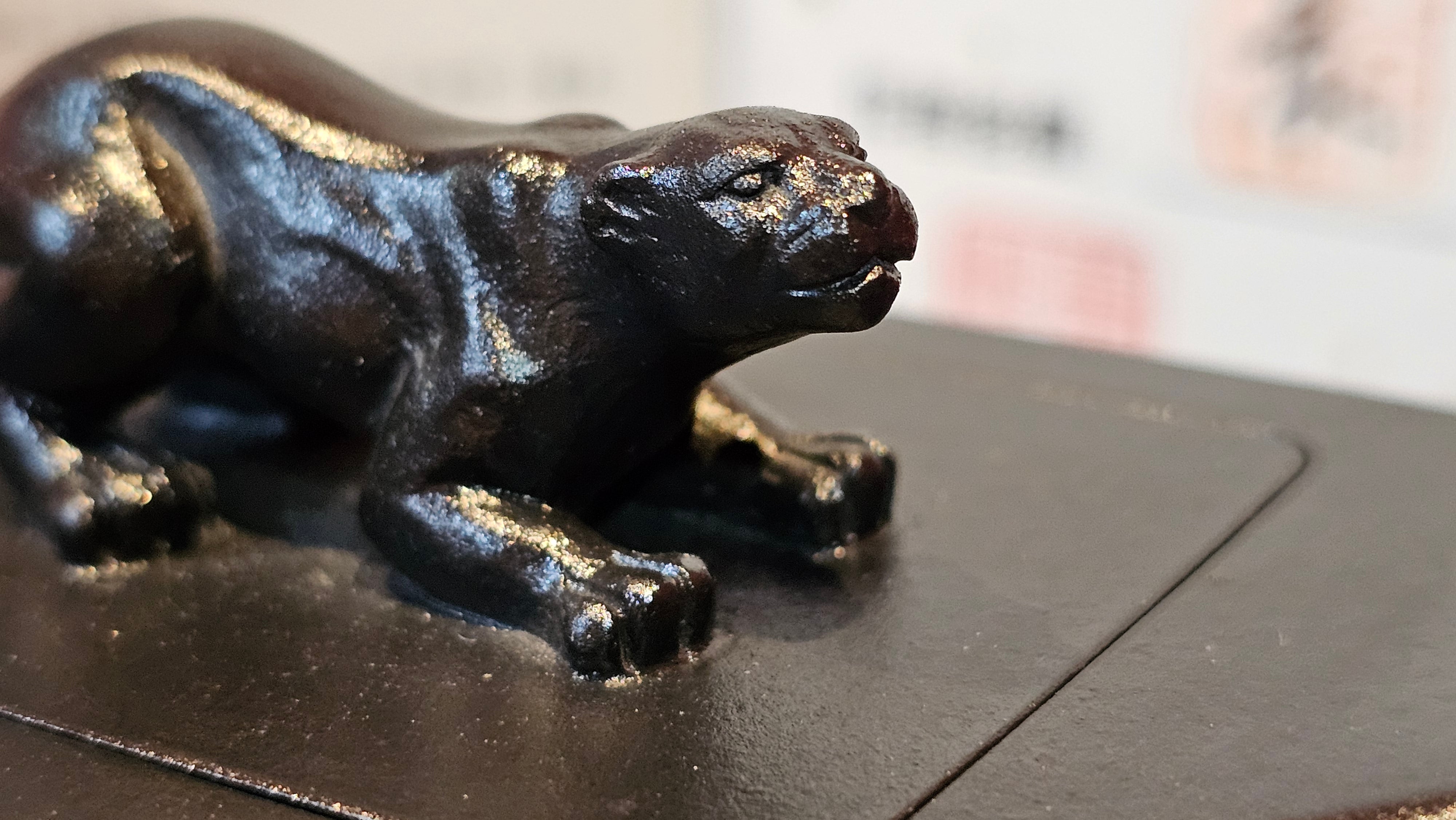 《风云之豹》"Feng Yun Zhi Bao", Di Cao Qing ~ Wu Hui Shao 底槽青~焐灰烧, 226.5ml, by L2A Senior Consummate Artist Yuan Hui 高级振兴技艺师兼高级工艺美术师～袁辉 ~ Congratulations to Mr A.A.! 1748hrs 21st Nov 2025, Port Franks! Canada🇨🇦!