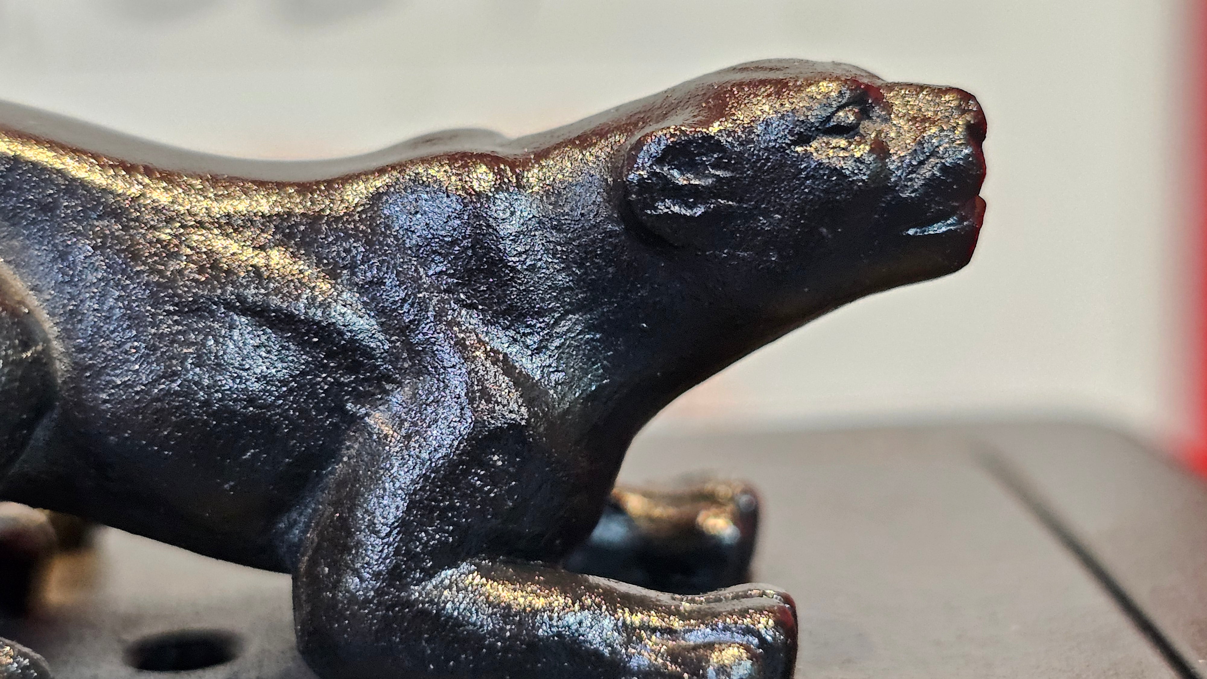 《风云之豹》"Feng Yun Zhi Bao", Di Cao Qing ~ Wu Hui Shao 底槽青~焐灰烧, 226.5ml, by L2A Senior Consummate Artist Yuan Hui 高级振兴技艺师兼高级工艺美术师～袁辉 ~ Congratulations to Mr A.A.! 1748hrs 21st Nov 2025, Port Franks! Canada🇨🇦!