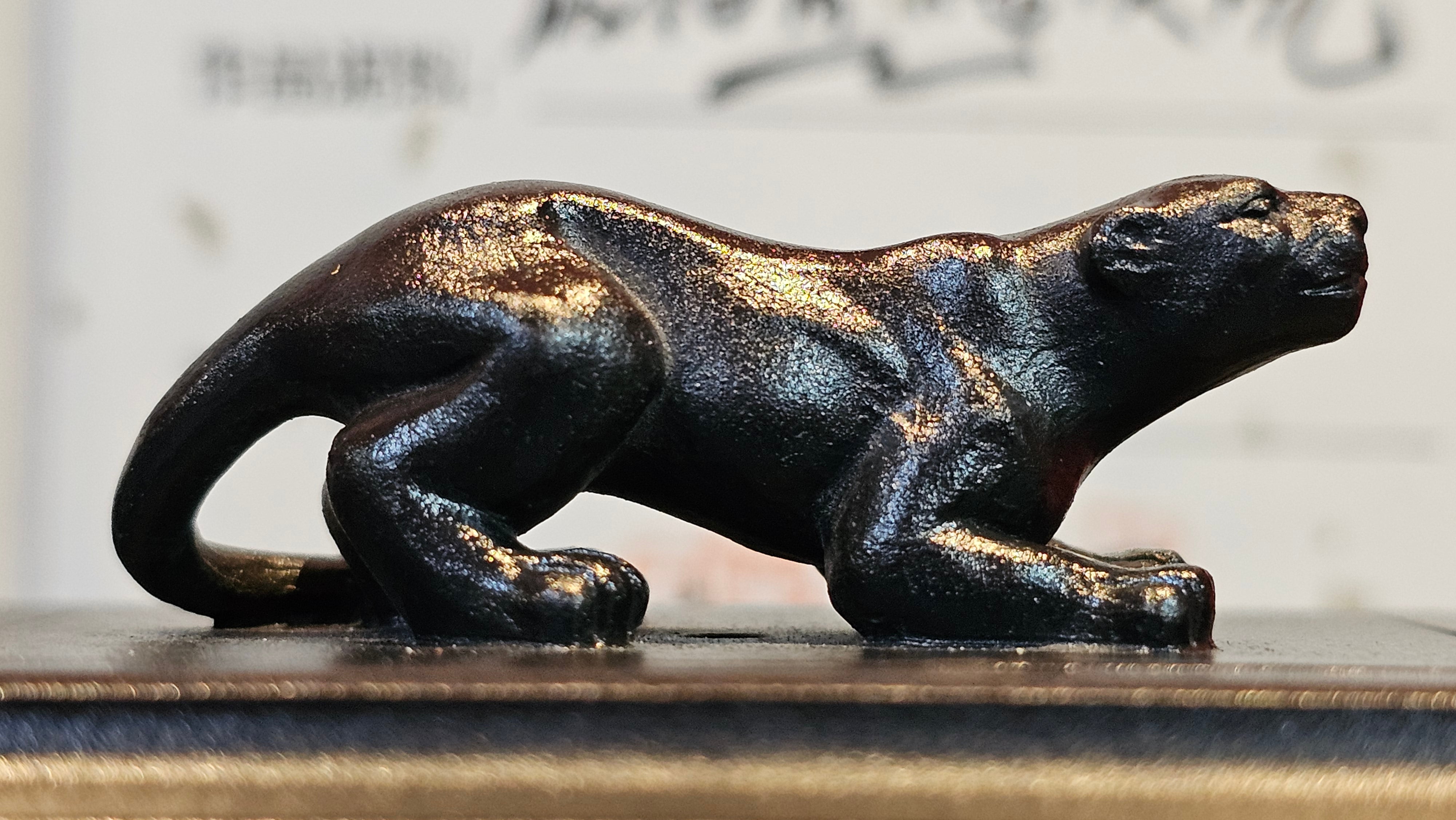 《风云之豹》"Feng Yun Zhi Bao", Di Cao Qing ~ Wu Hui Shao 底槽青~焐灰烧, 226.5ml, by L2A Senior Consummate Artist Yuan Hui 高级振兴技艺师兼高级工艺美术师～袁辉 ~ Congratulations to Mr A.A.! 1748hrs 21st Nov 2025, Port Franks! Canada🇨🇦!