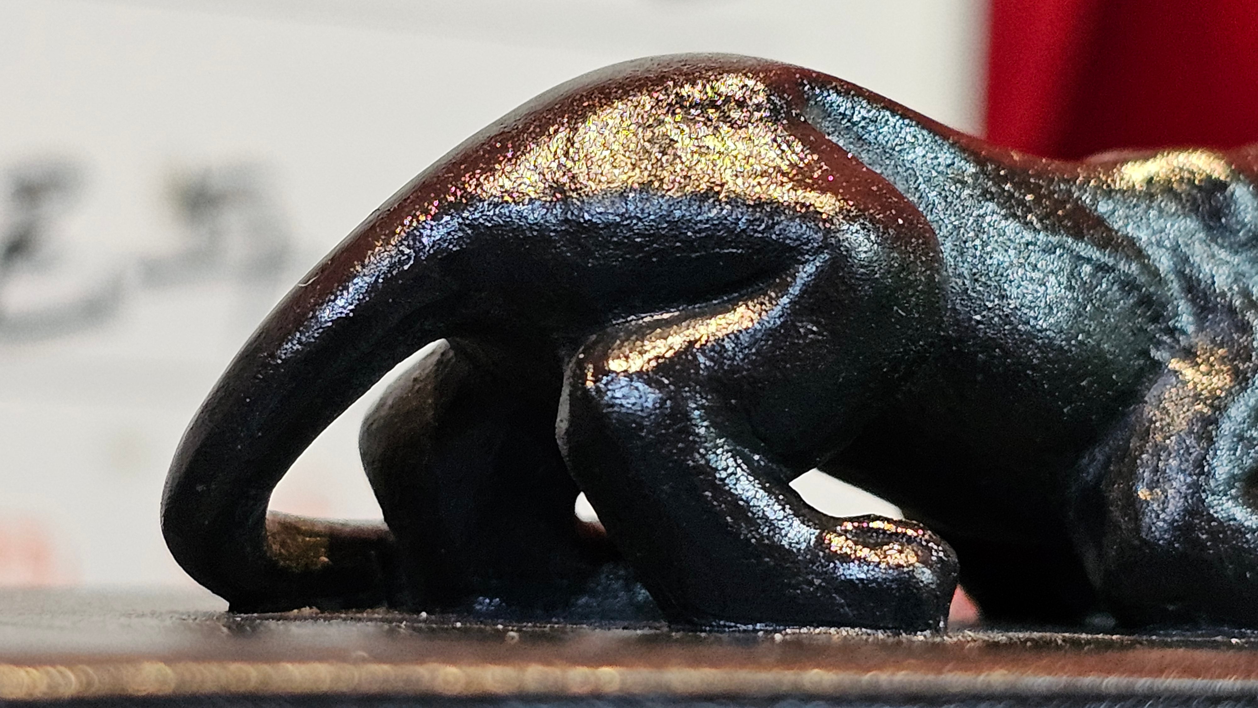 《风云之豹》"Feng Yun Zhi Bao", Di Cao Qing ~ Wu Hui Shao 底槽青~焐灰烧, 226.5ml, by L2A Senior Consummate Artist Yuan Hui 高级振兴技艺师兼高级工艺美术师～袁辉 ~ Congratulations to Mr A.A.! 1748hrs 21st Nov 2025, Port Franks! Canada🇨🇦!