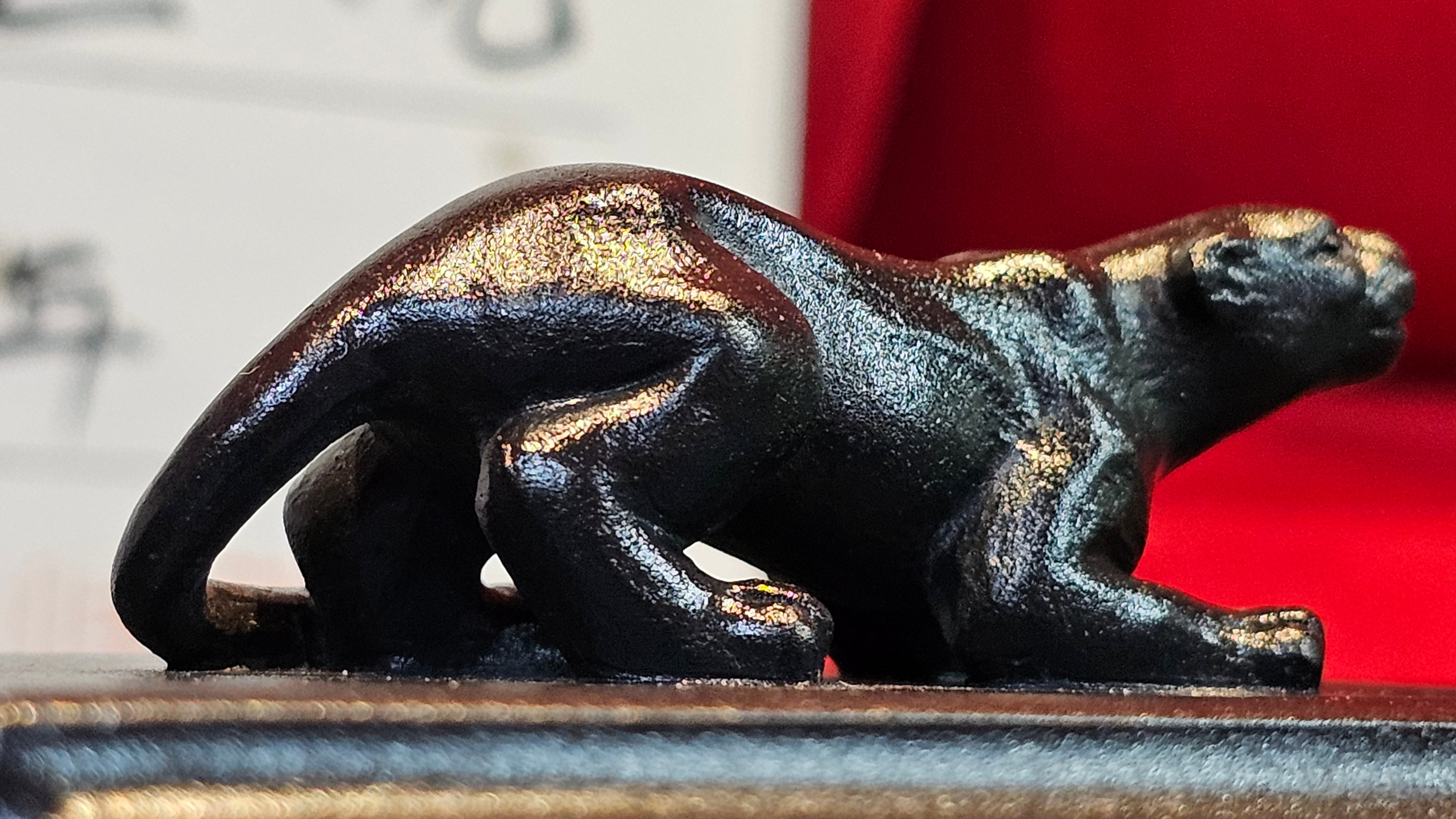 《风云之豹》"Feng Yun Zhi Bao", Di Cao Qing ~ Wu Hui Shao 底槽青~焐灰烧, 226.5ml, by L2A Senior Consummate Artist Yuan Hui 高级振兴技艺师兼高级工艺美术师～袁辉 ~ Congratulations to Mr A.A.! 1748hrs 21st Nov 2025, Port Franks! Canada🇨🇦!