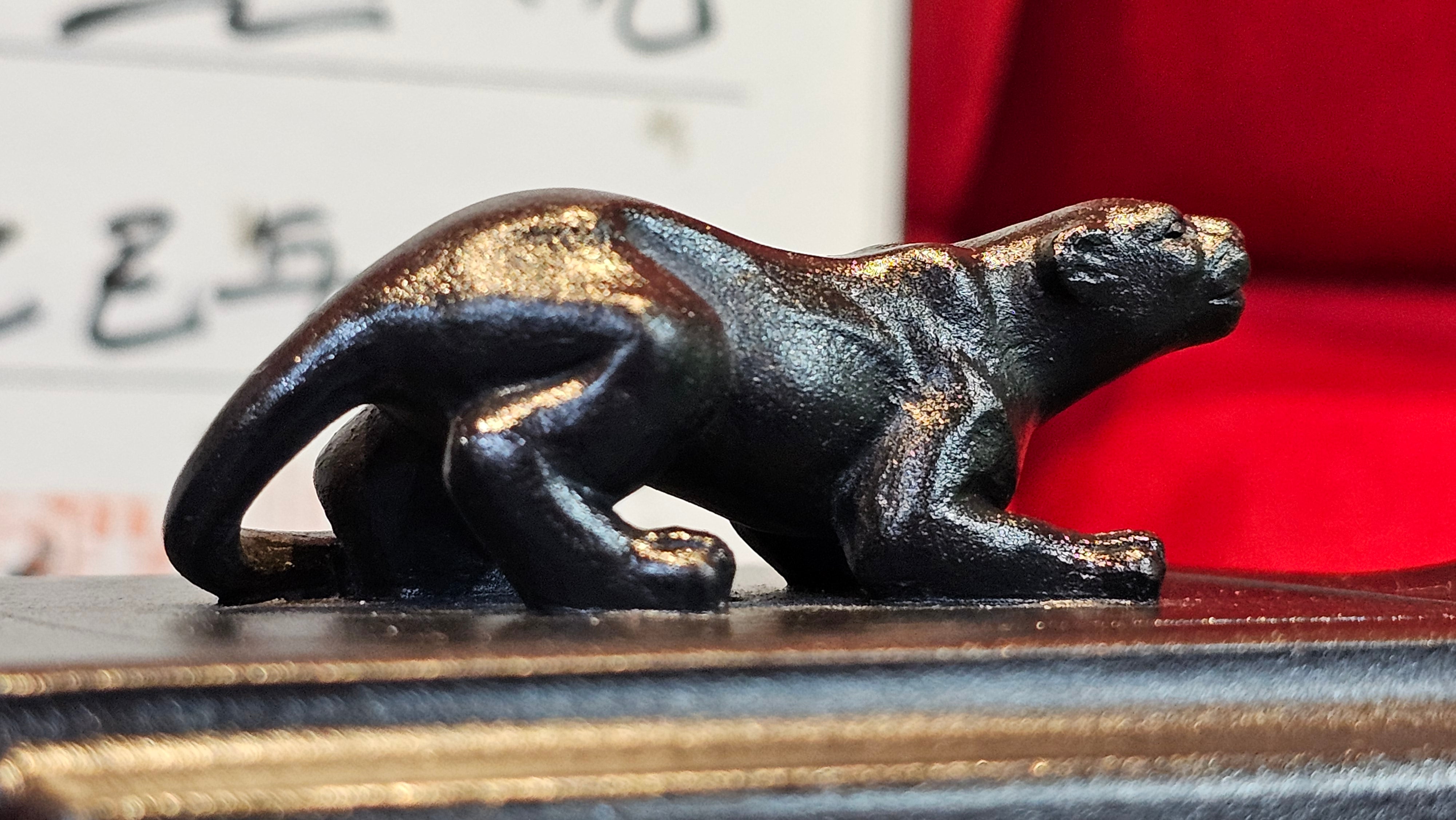 《风云之豹》"Feng Yun Zhi Bao", Di Cao Qing ~ Wu Hui Shao 底槽青~焐灰烧, 226.5ml, by L2A Senior Consummate Artist Yuan Hui 高级振兴技艺师兼高级工艺美术师～袁辉 ~ Congratulations to Mr A.A.! 1748hrs 21st Nov 2025, Port Franks! Canada🇨🇦!