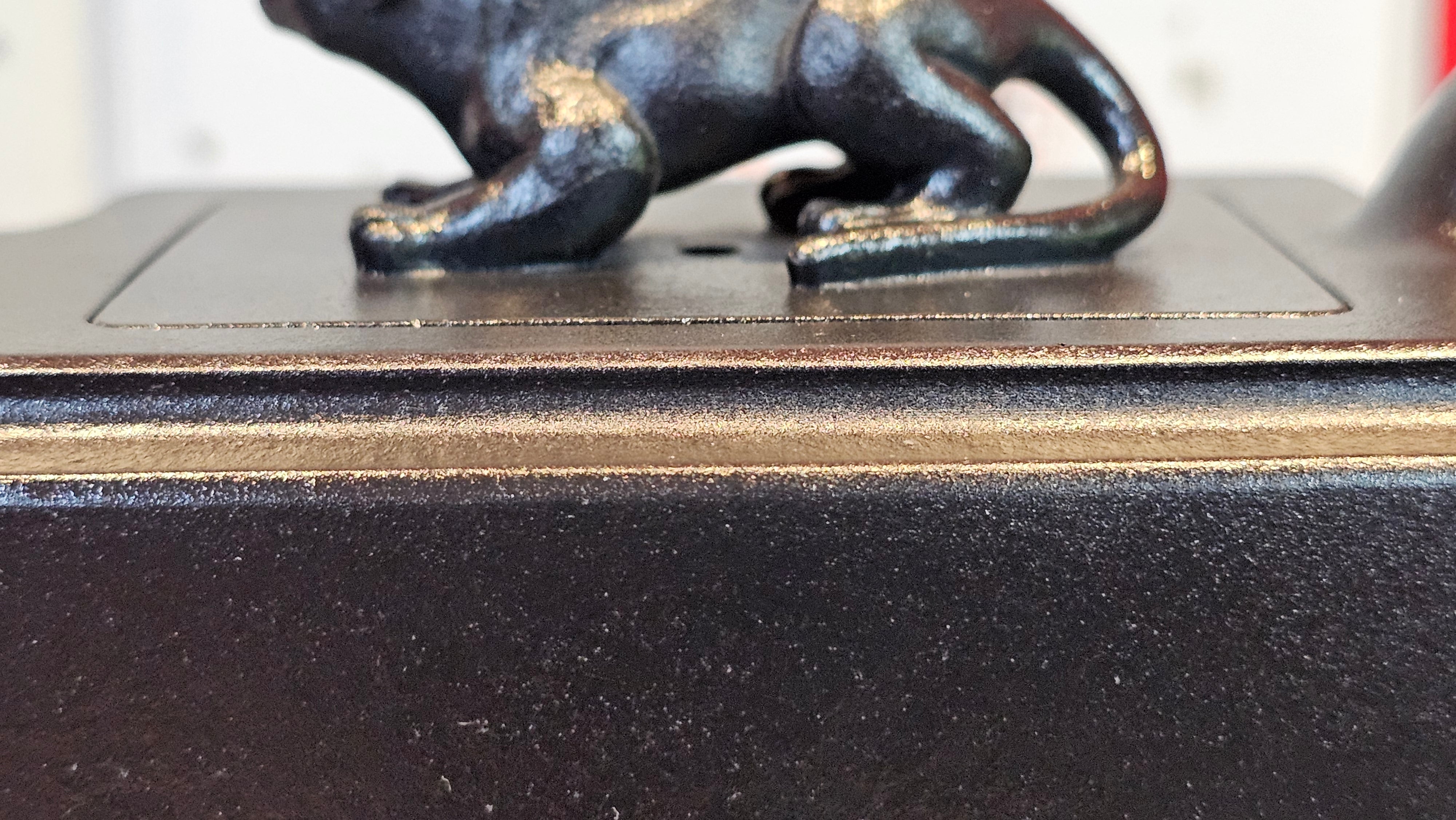 《风云之豹》"Feng Yun Zhi Bao", Di Cao Qing ~ Wu Hui Shao 底槽青~焐灰烧, 226.5ml, by L2A Senior Consummate Artist Yuan Hui 高级振兴技艺师兼高级工艺美术师～袁辉 ~ Congratulations to Mr A.A.! 1748hrs 21st Nov 2025, Port Franks! Canada🇨🇦!