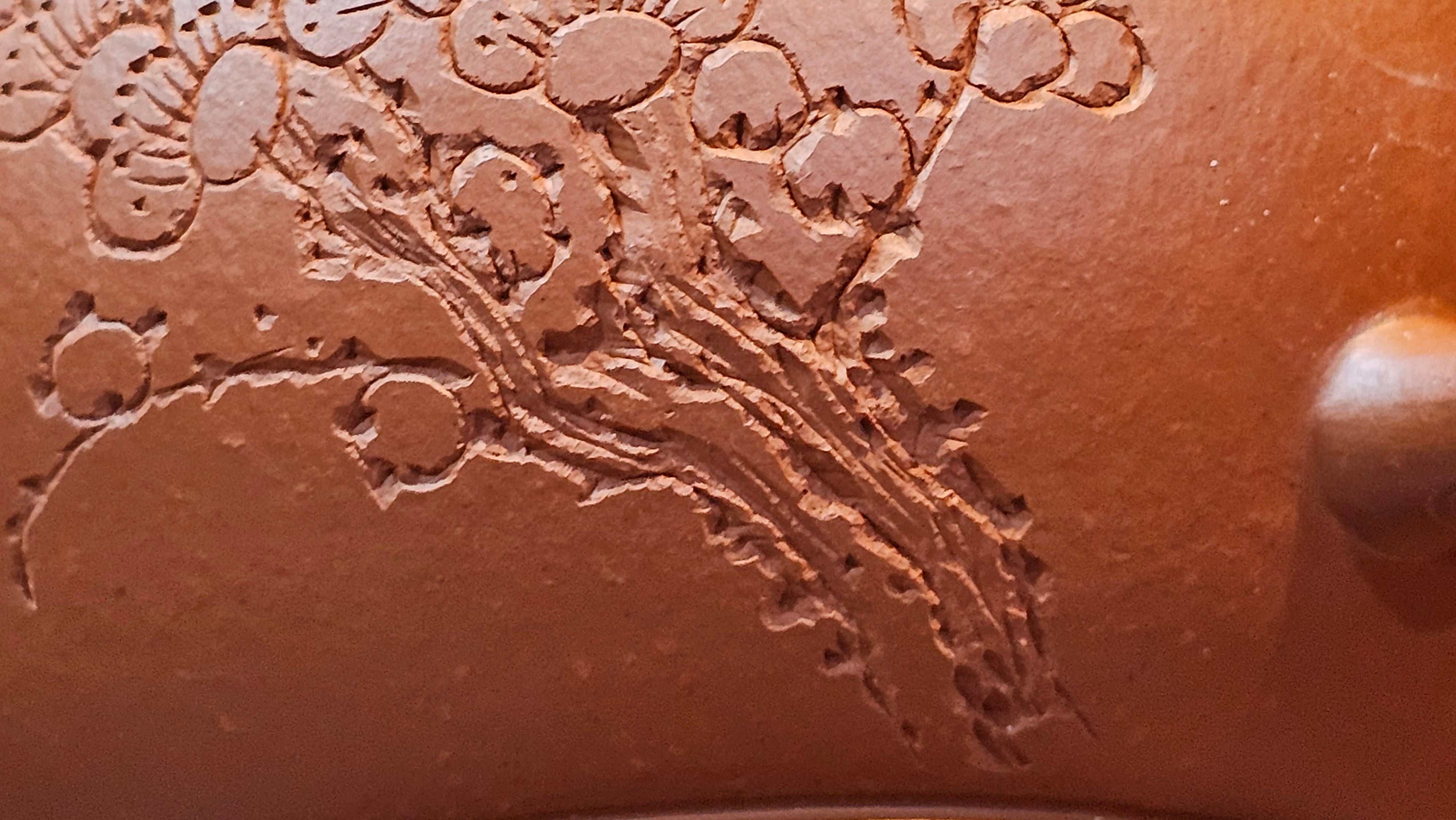 Shui Ping 水平, 152.3ml, Xiao Mei Yao Zhu Ni 小煤窑朱泥, by our Craftsman Chen Yue Fei 陈跃飞, Plum Blossoms Engraving by Craftsman Yi De Shu 一德书 ~ Congratulations to Ms A.J.! 1401hrs 18th Nov 2025, Esko! MN!