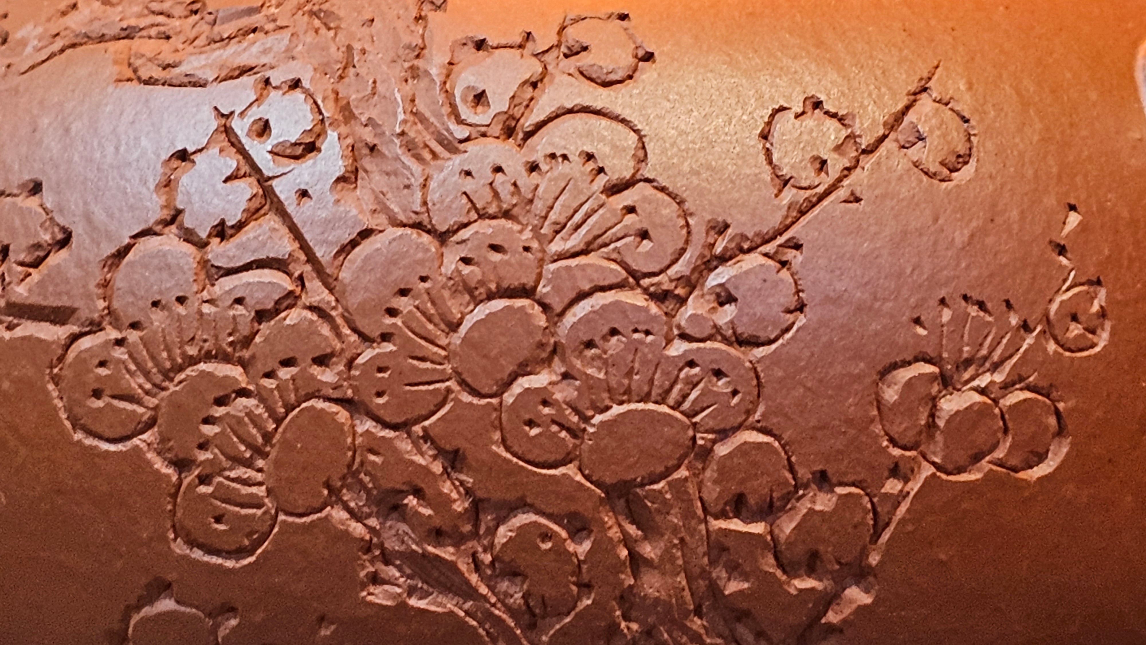 Shui Ping 水平, 152.3ml, Xiao Mei Yao Zhu Ni 小煤窑朱泥, by our Craftsman Chen Yue Fei 陈跃飞, Plum Blossoms Engraving by Craftsman Yi De Shu 一德书 ~ Congratulations to Ms A.J.! 1401hrs 18th Nov 2025, Esko! MN!