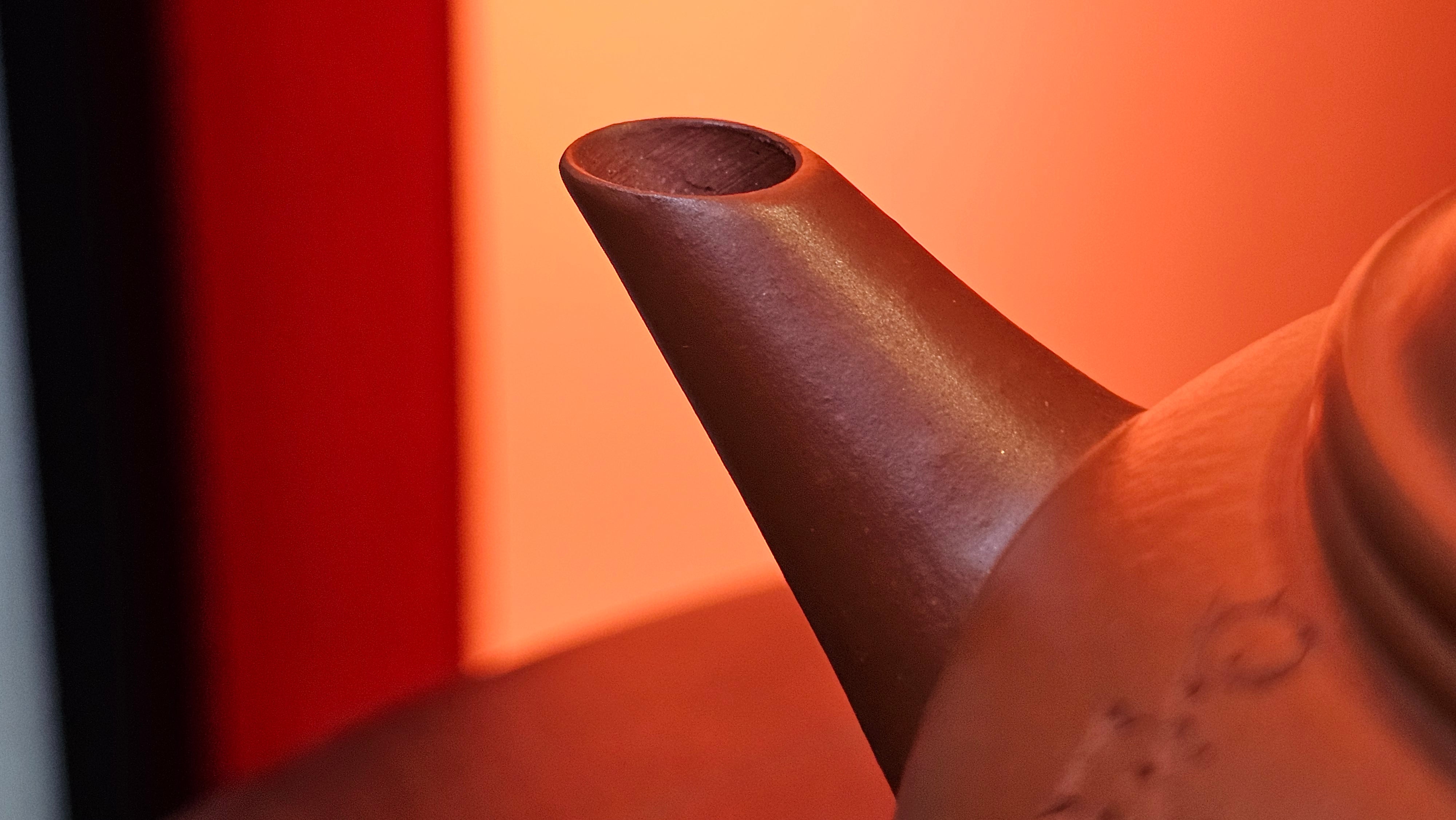 Shui Ping 水平, 152.3ml, Xiao Mei Yao Zhu Ni 小煤窑朱泥, by our Craftsman Chen Yue Fei 陈跃飞, Plum Blossoms Engraving by Craftsman Yi De Shu 一德书 ~ Congratulations to Ms A.J.! 1401hrs 18th Nov 2025, Esko! MN!