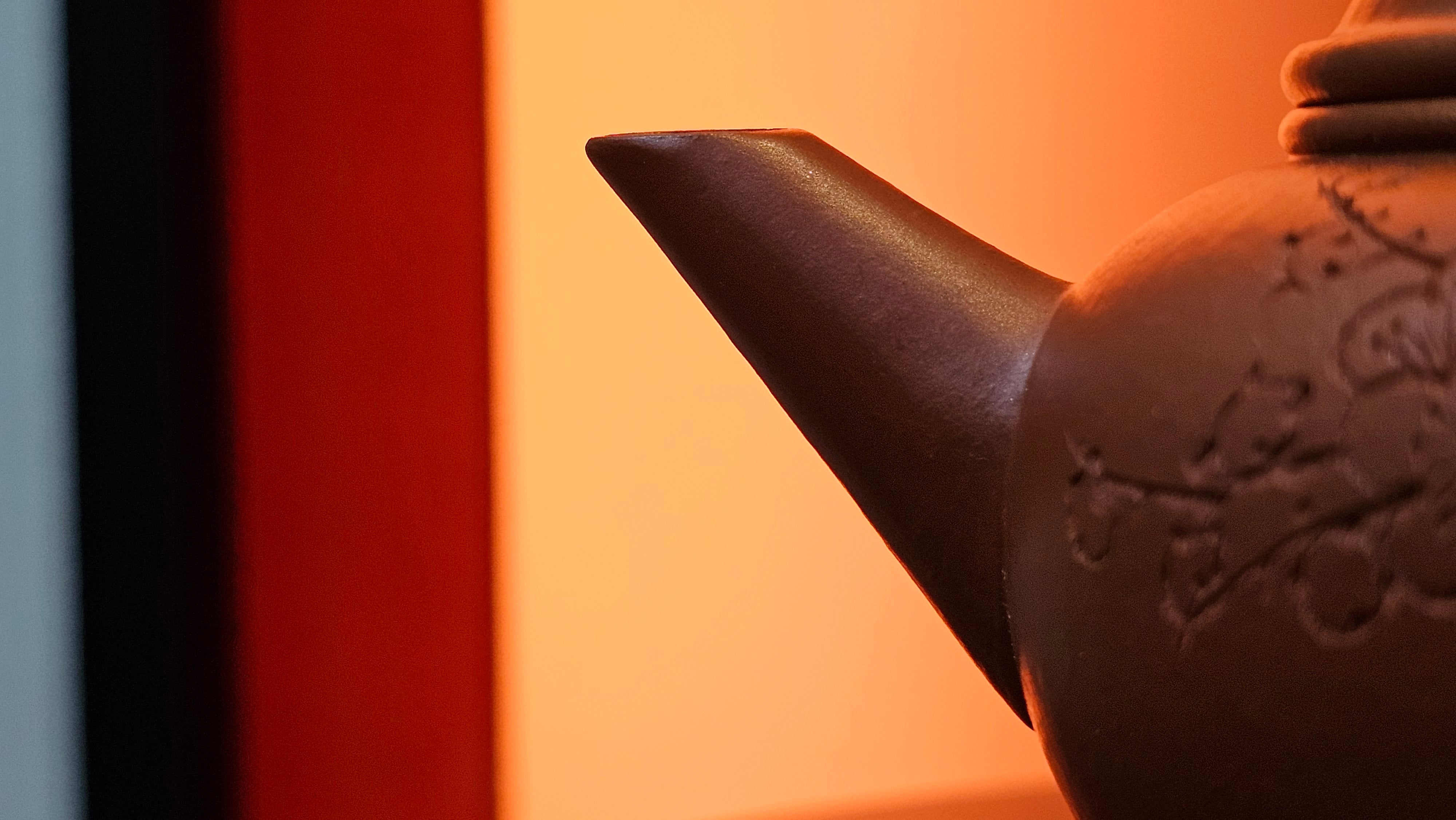 Shui Ping 水平, 152.3ml, Xiao Mei Yao Zhu Ni 小煤窑朱泥, by our Craftsman Chen Yue Fei 陈跃飞, Plum Blossoms Engraving by Craftsman Yi De Shu 一德书 ~ Congratulations to Ms A.J.! 1401hrs 18th Nov 2025, Esko! MN!