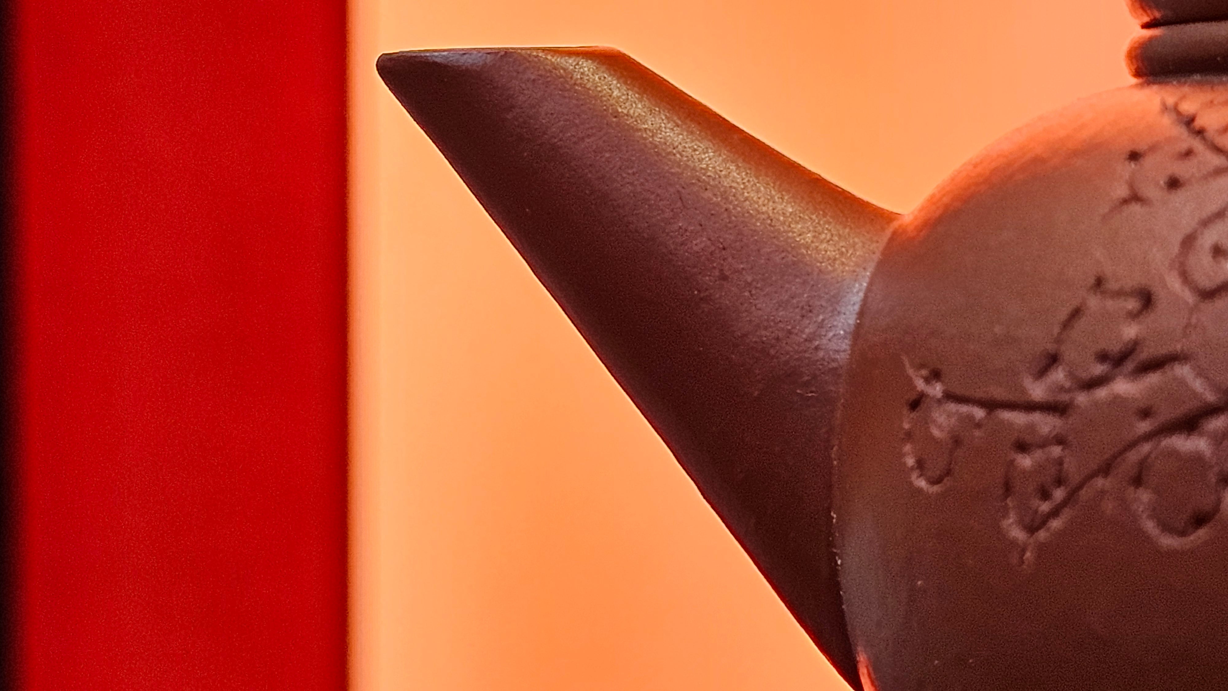 Shui Ping 水平, 152.3ml, Xiao Mei Yao Zhu Ni 小煤窑朱泥, by our Craftsman Chen Yue Fei 陈跃飞, Plum Blossoms Engraving by Craftsman Yi De Shu 一德书 ~ Congratulations to Ms A.J.! 1401hrs 18th Nov 2025, Esko! MN!