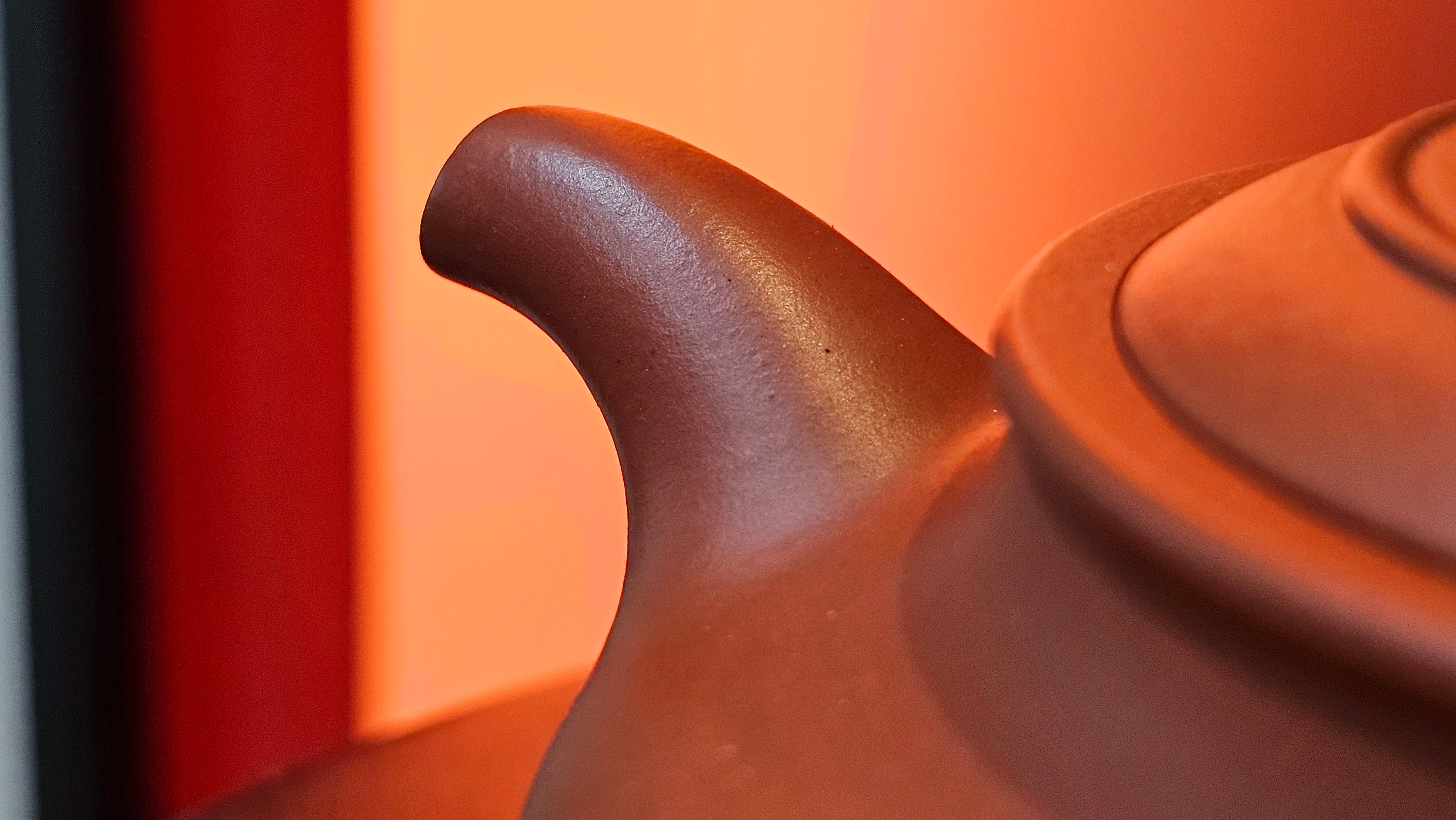 Hua Ting 华庭, 214.9ml (complex, large: 14cm long, 10cm wide), Xiao Mei Yao Zhu Ni 小煤窑朱泥,  by Craftsman Chen Yue Fei 陈跃飞, Engraving by Craftsman Yi De Shu 一德书 ~!Congratulations to Mr L.C.! 2158hrs 28th Nov 2025, Taylors! SC!